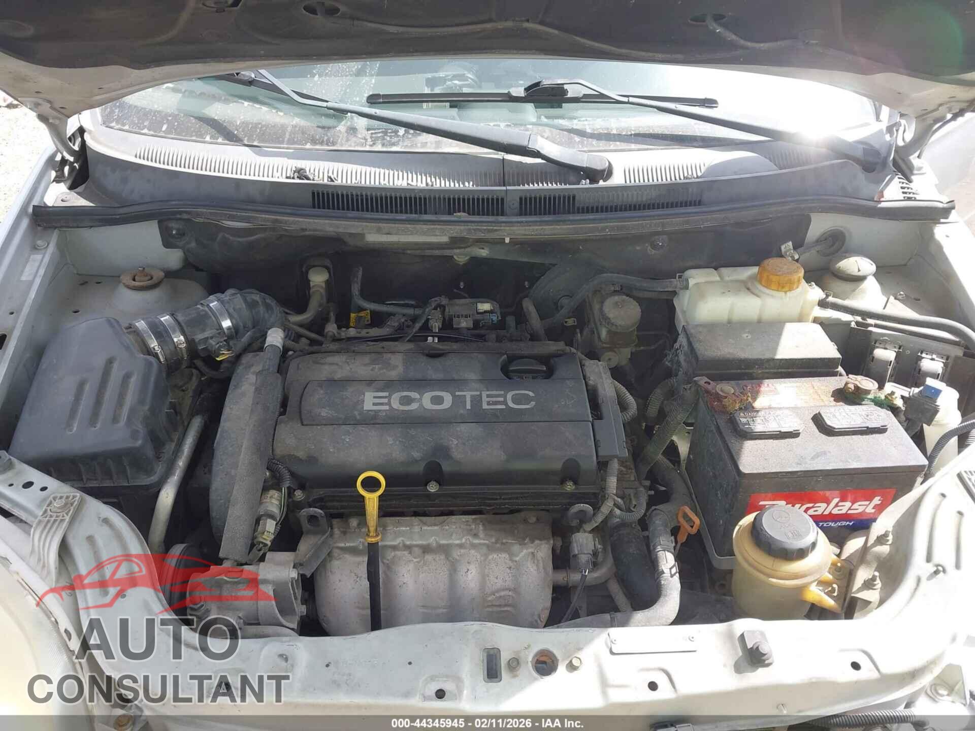 CHEVROLET AVEO 2011 - KL1TD5DE0BB195097