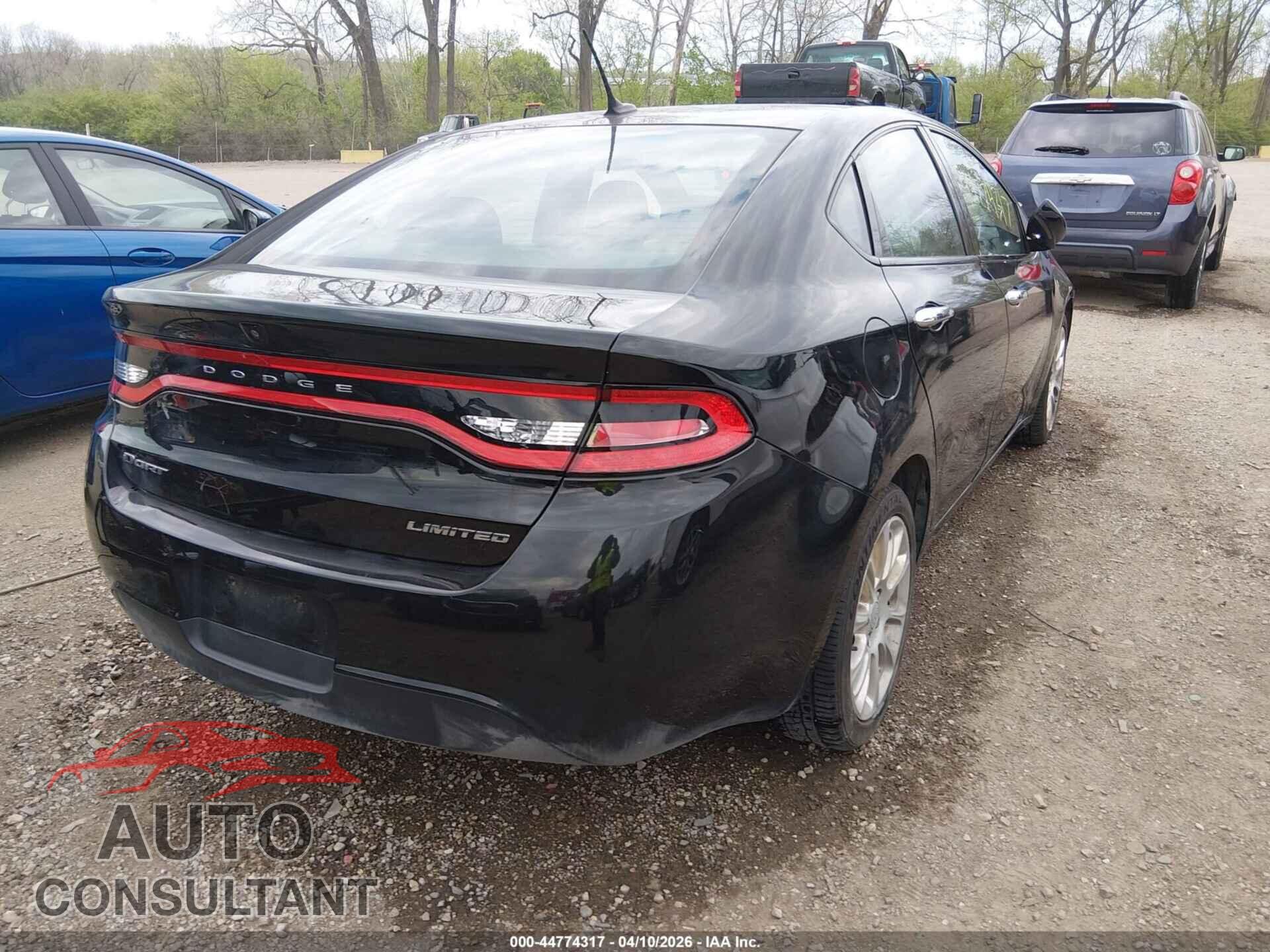 DODGE DART 2013 - 1C3CDFCA9DD335723