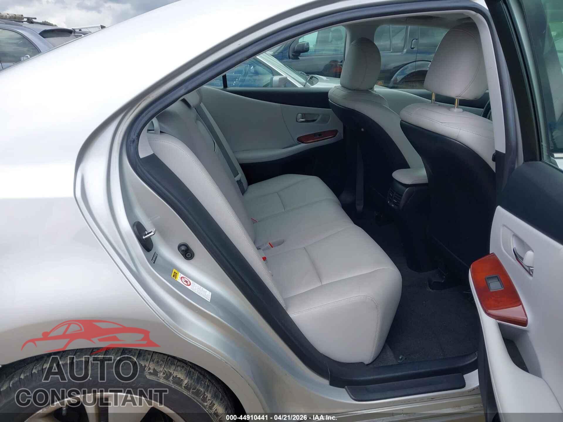LEXUS HS 250H 2010 - JTHBB1BA1A2002813