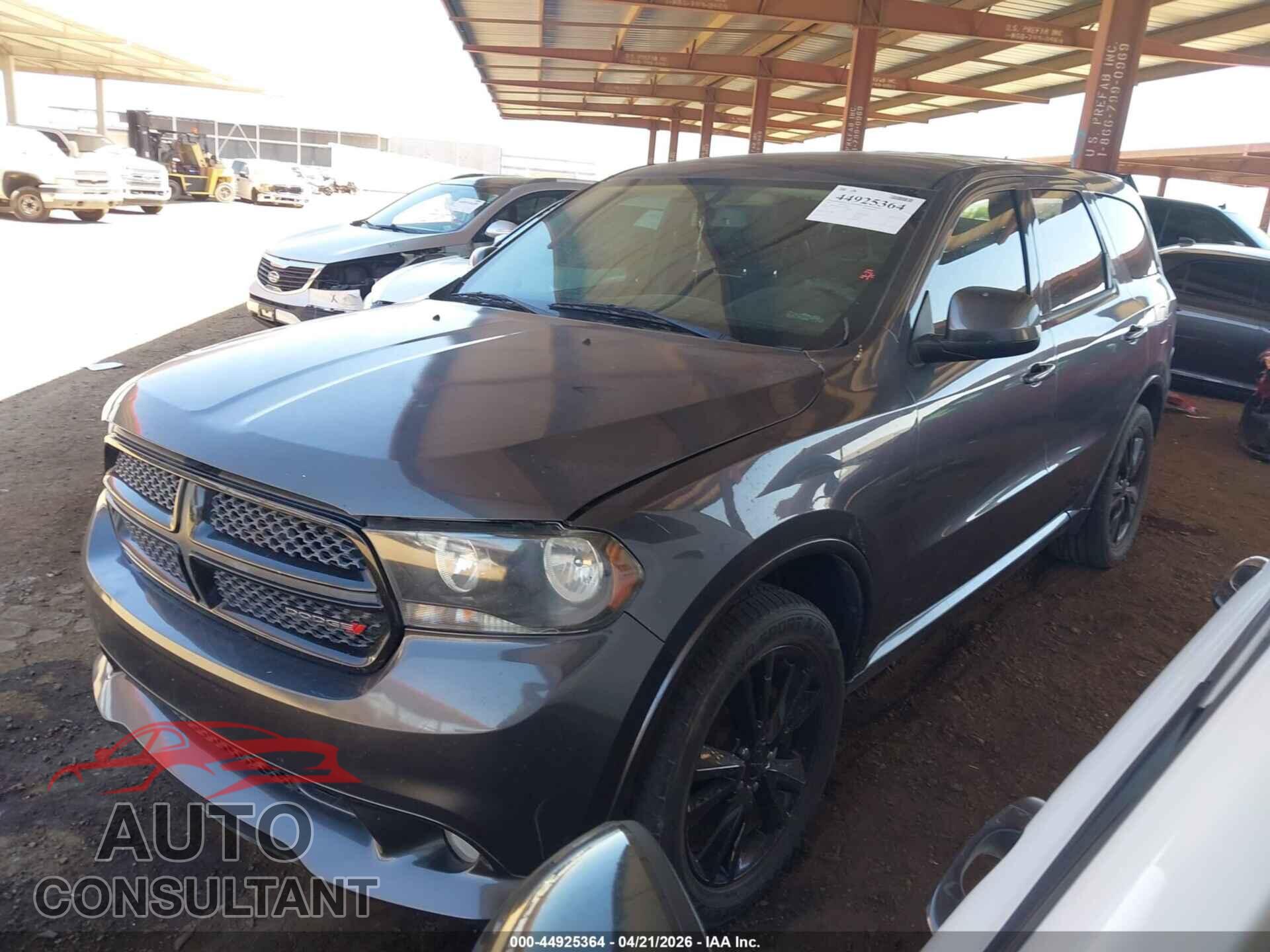 DODGE DURANGO 2013 - 1C4RDHAGXDC692665