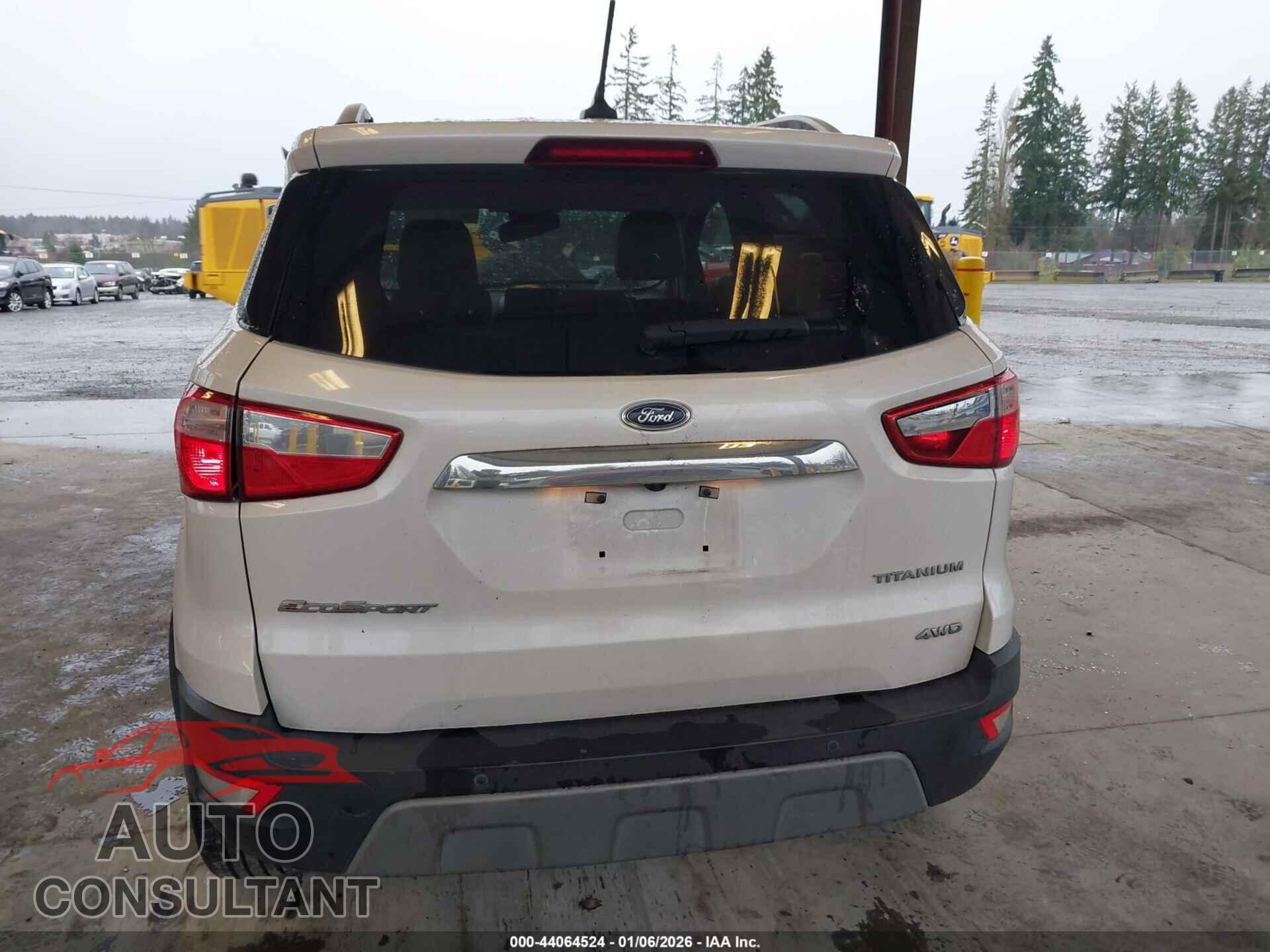 FORD ECOSPORT 2019 - MAJ6S3KL6KC302428