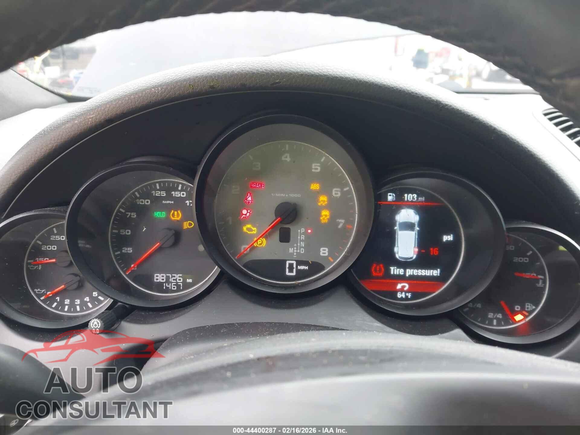 PORSCHE CAYENNE 2013 - WP1AB2A26DLA85326