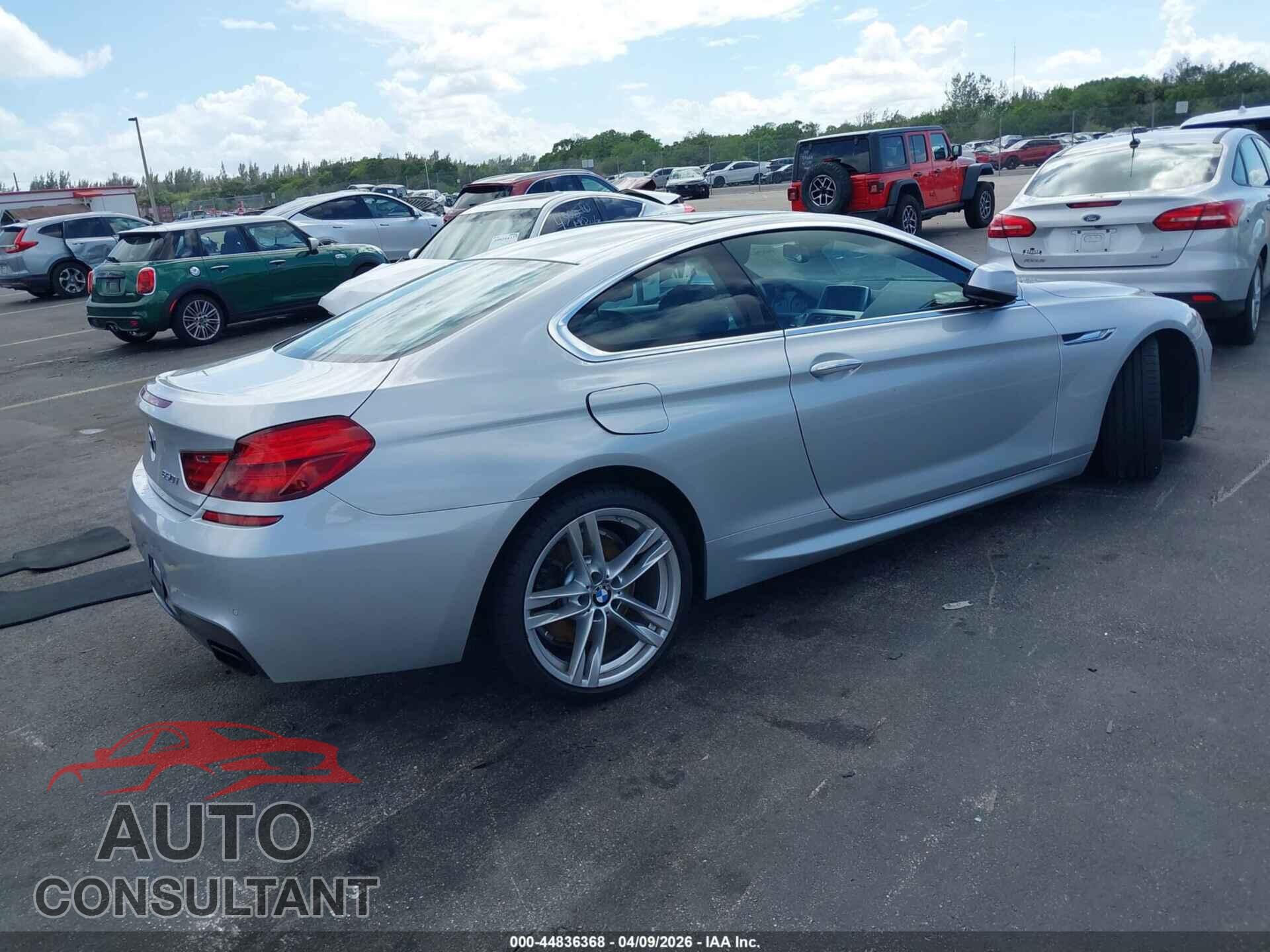 BMW 650I 2012 - WBALX3C59CDV77475
