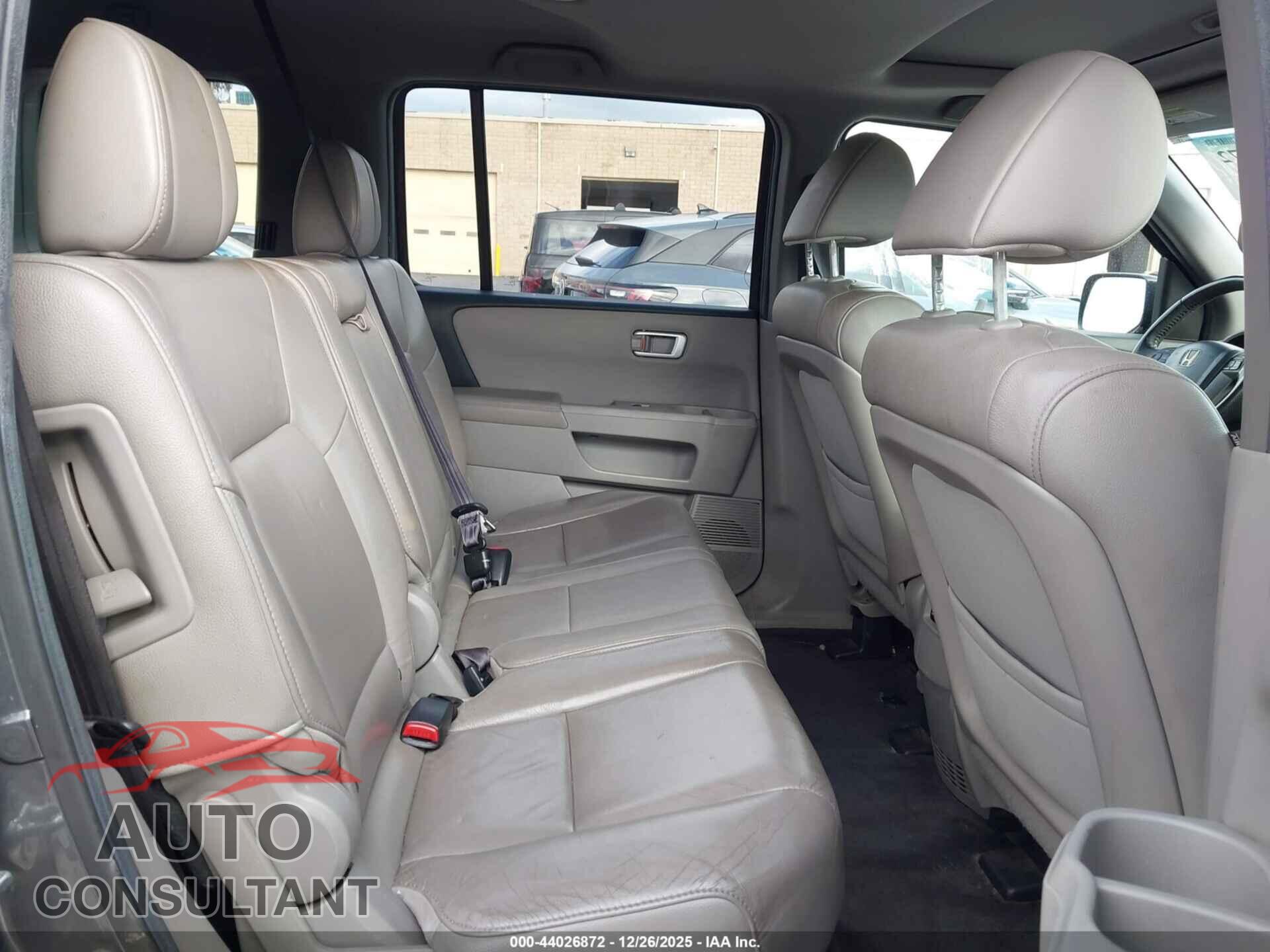 HONDA PILOT 2012 - 5FNYF3H53CB019229