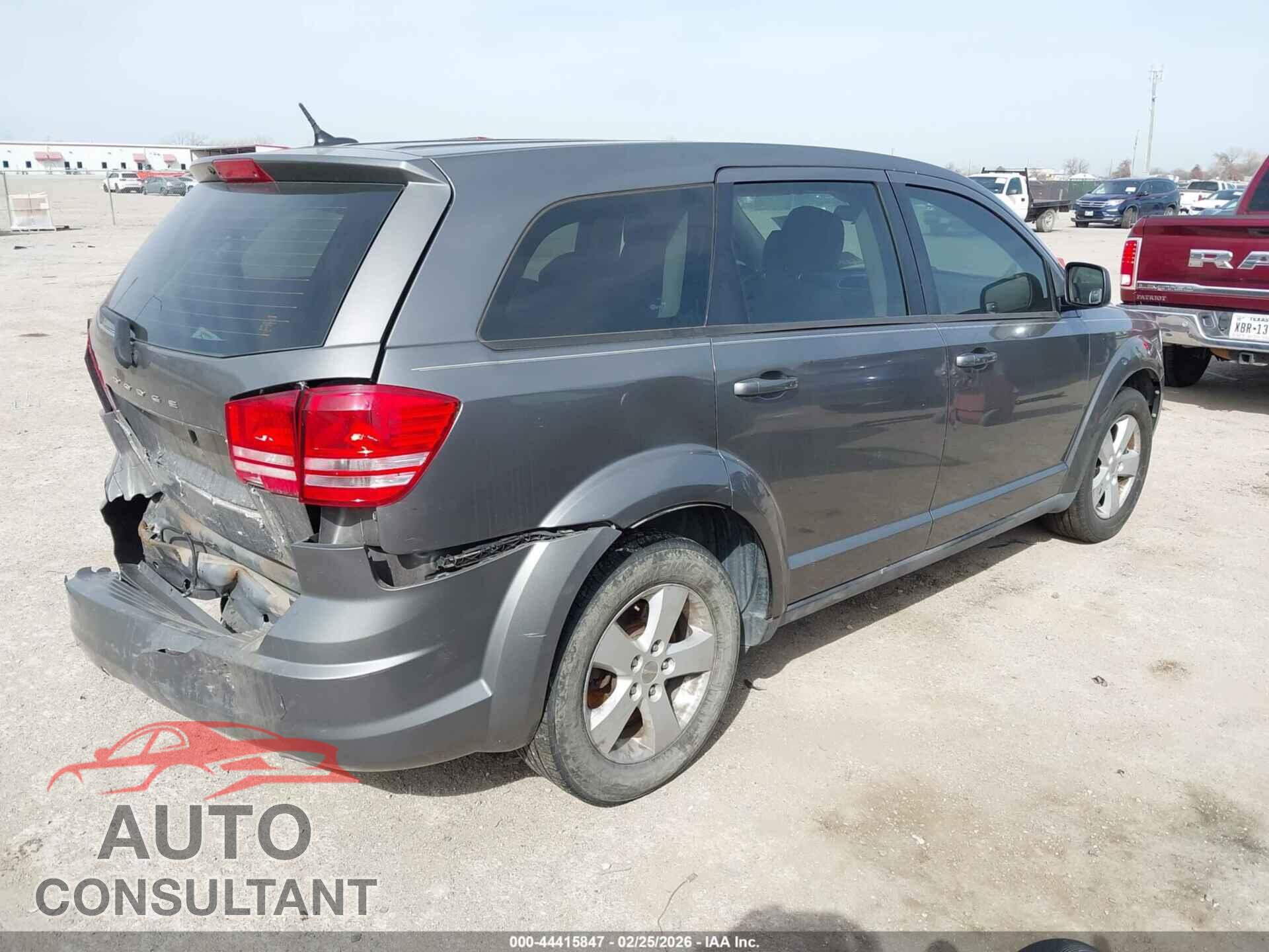 DODGE JOURNEY 2013 - 3C4PDCAB4DT576316