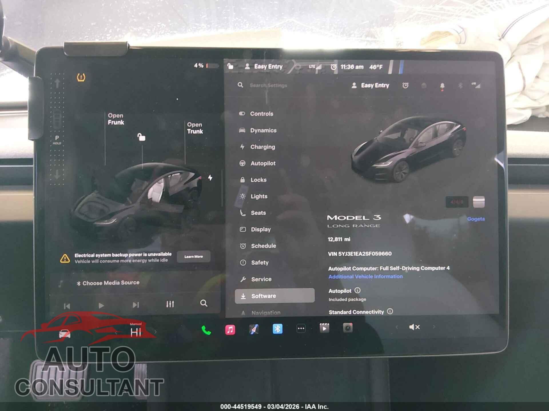 TESLA MODEL 3 2025 - 5YJ3E1EA2SF059660