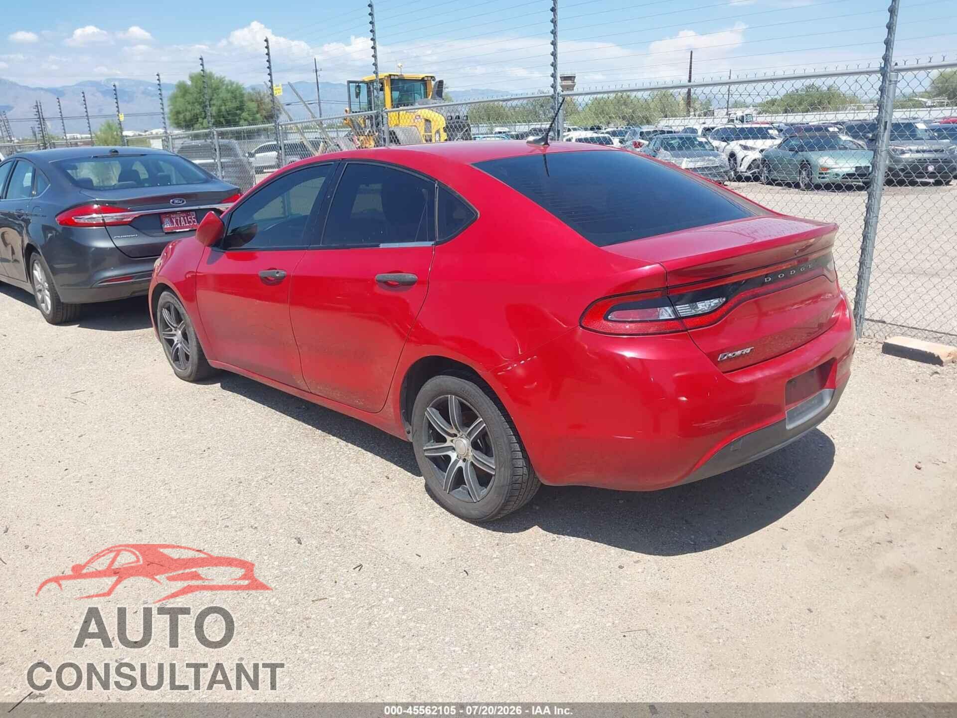 DODGE DART 2013 - 1C3CDFAA2DD345111