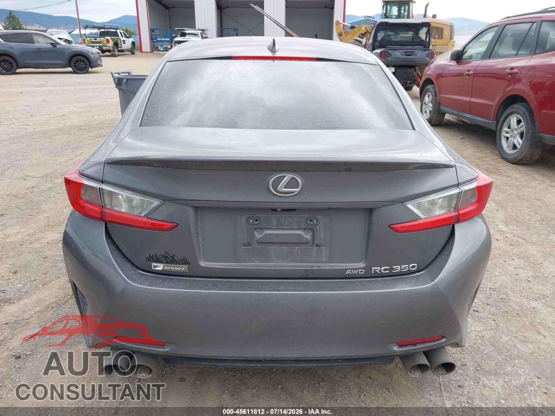 LEXUS RC 350 2015 - JTHSE5BC3F5000583