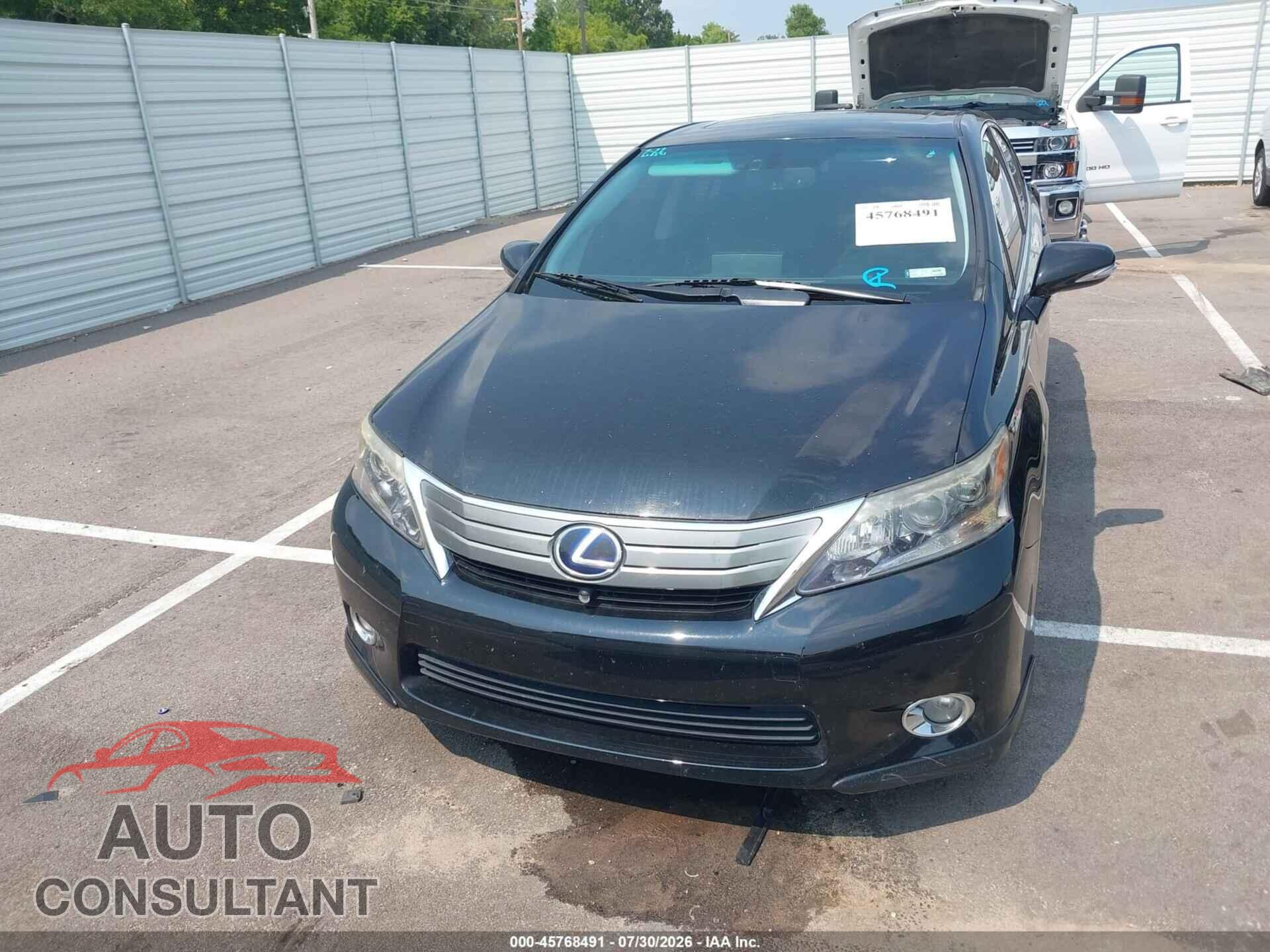 LEXUS HS 250H 2010 - JTHBB1BA0A2016962