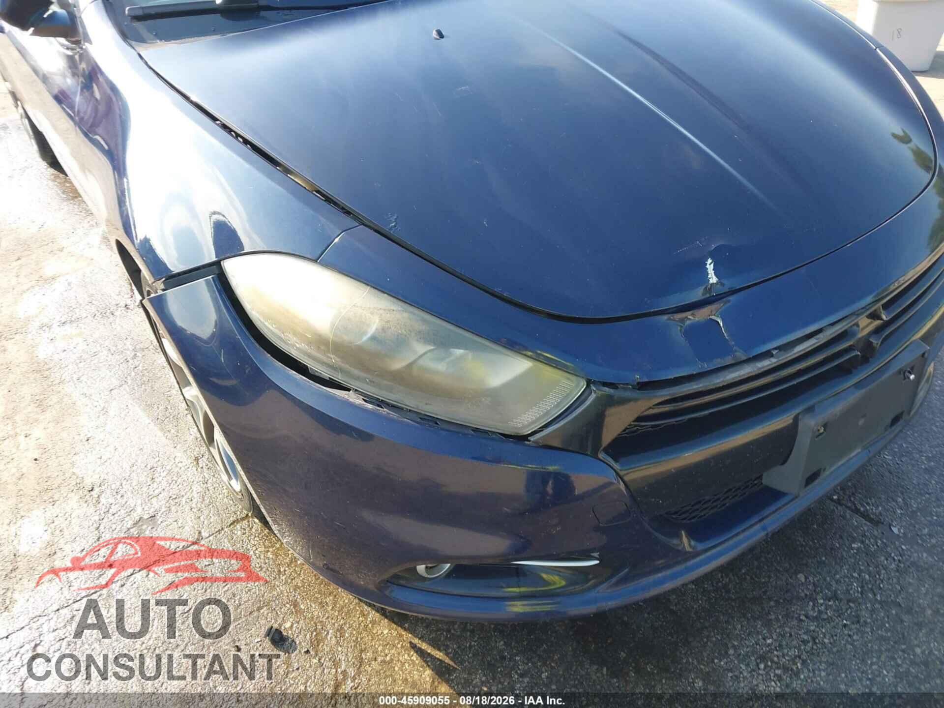DODGE DART 2013 - 1C3CDFBA8DD336833