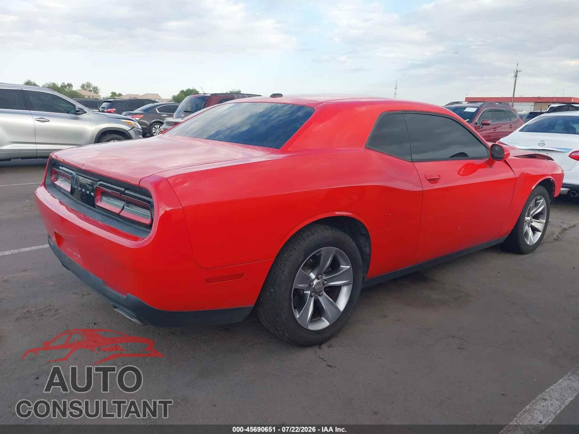 DODGE CHALLENGER 2015 - 2C3CDZAG9FH869092