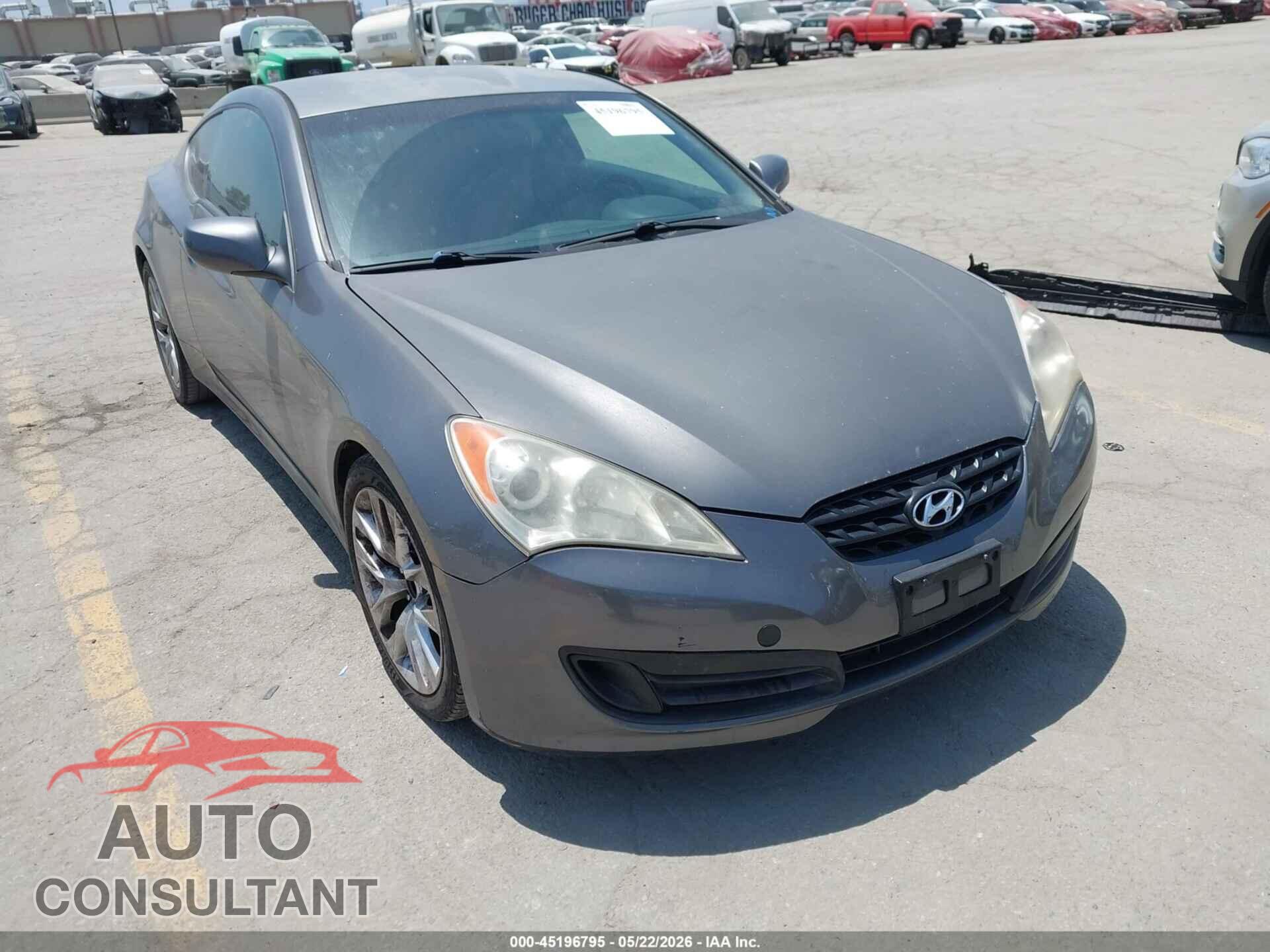 HYUNDAI GENESIS 2012 - KMHHT6KD2CU074140