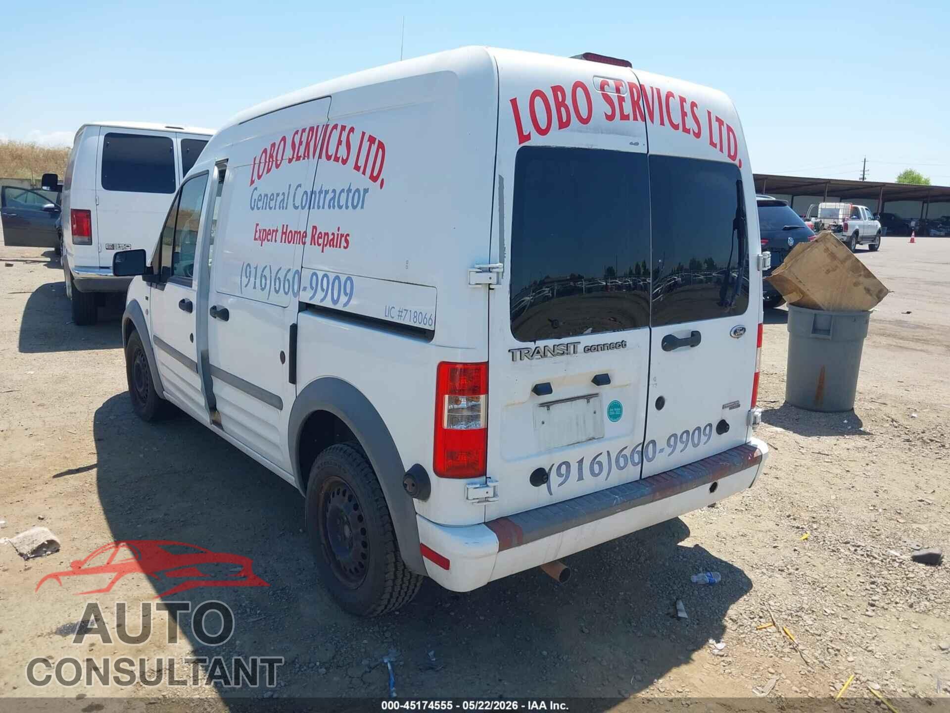 FORD TRANSIT CONNECT 2012 - NM0LS7DN2CT081900