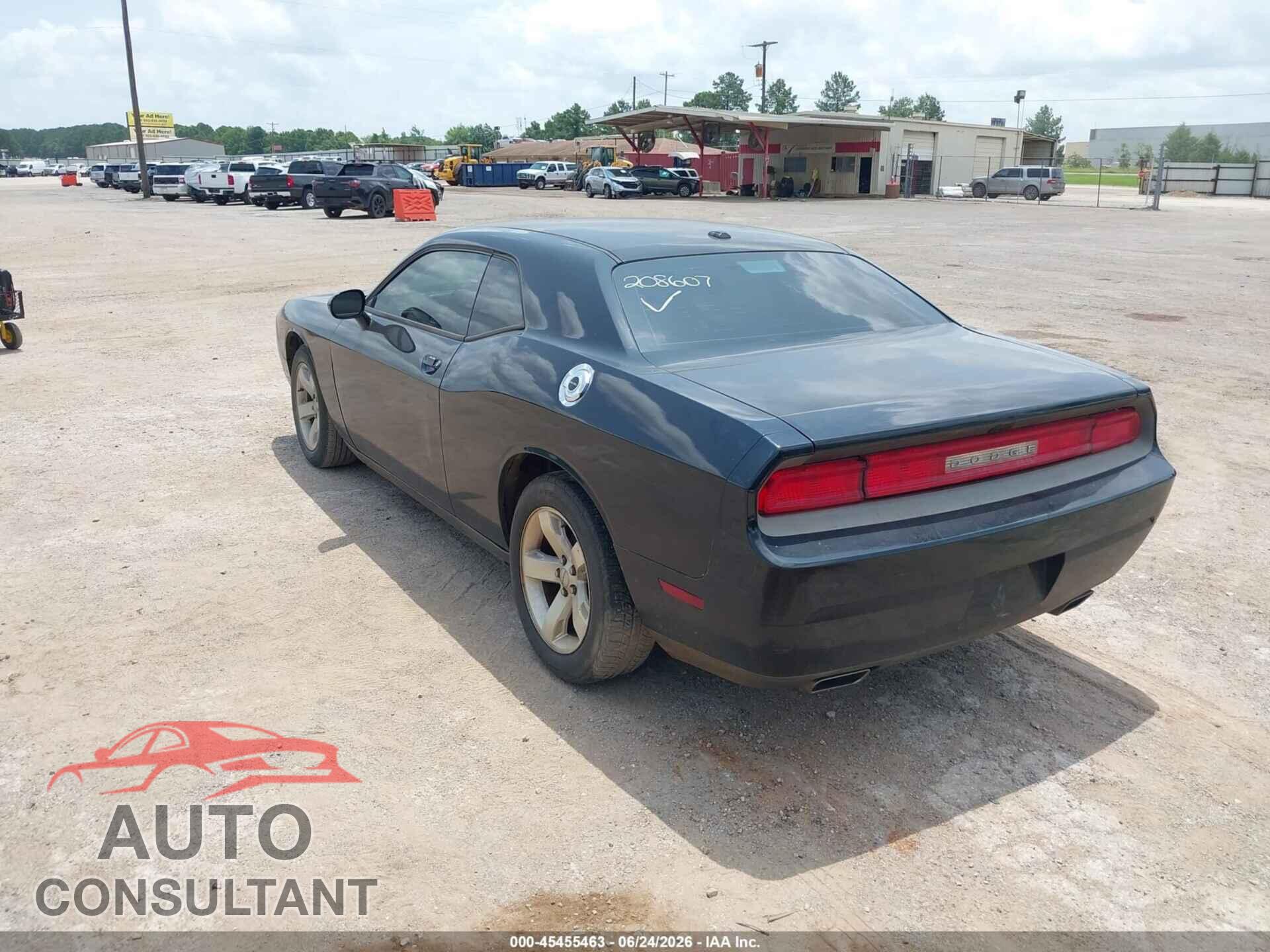 DODGE CHALLENGER 2012 - 2C3CDYAG2CH208607