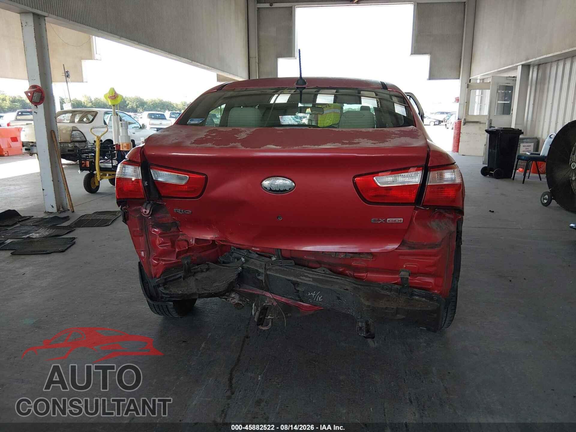 KIA RIO 2013 - KNADN4A33D6195708
