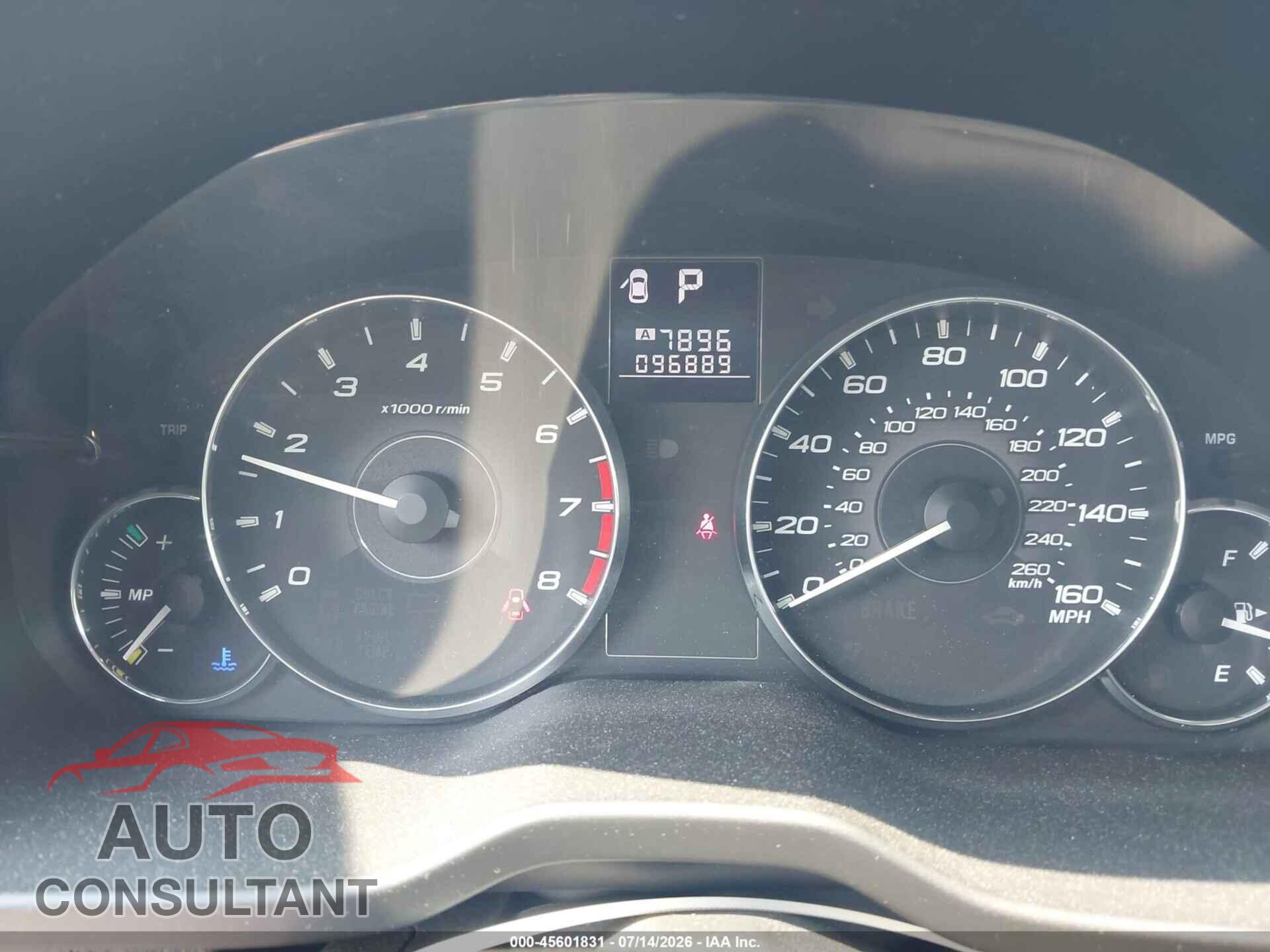 SUBARU OUTBACK 2011 - 4S4BREKC6B2385196