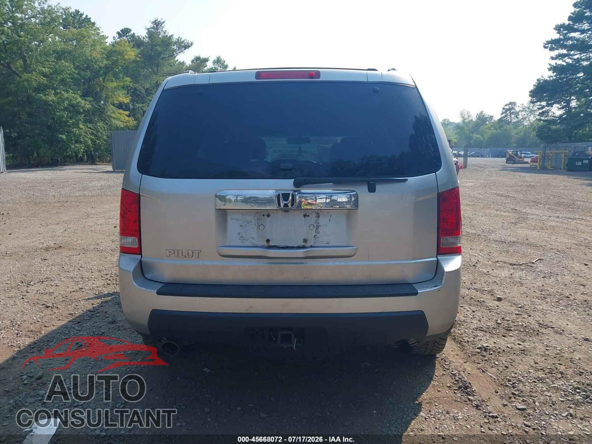 HONDA PILOT 2011 - 5FNYF3H76BB012713