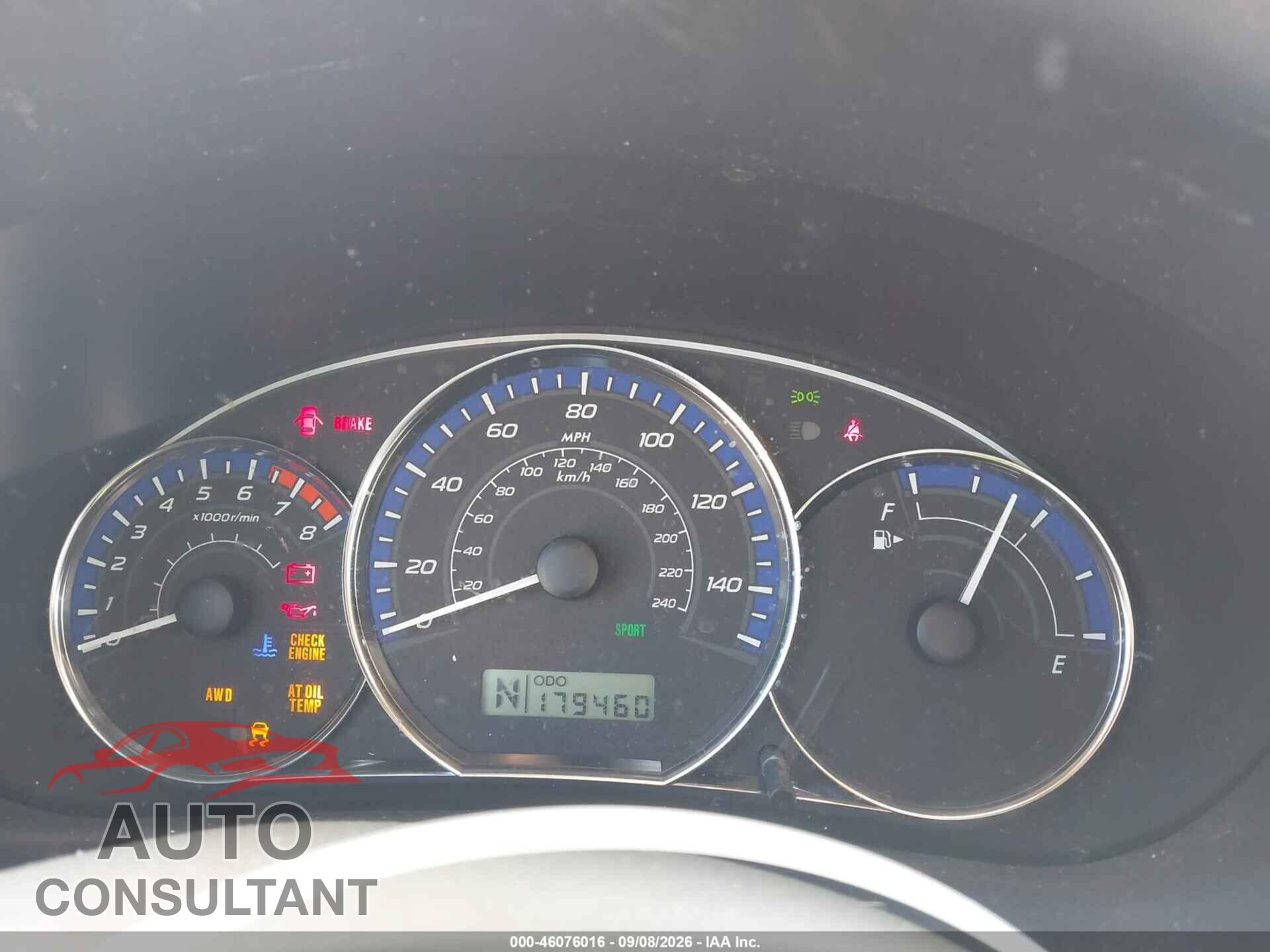 SUBARU FORESTER 2012 - JF2SHABC4CH409267