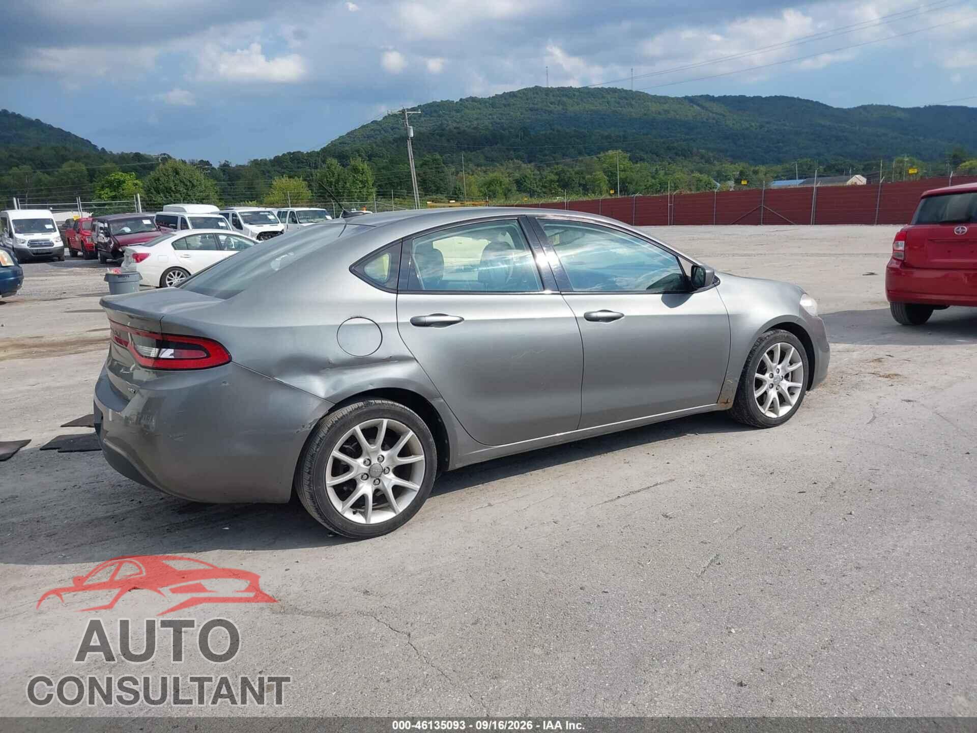 DODGE DART 2013 - 1C3CDFBA4DD708314