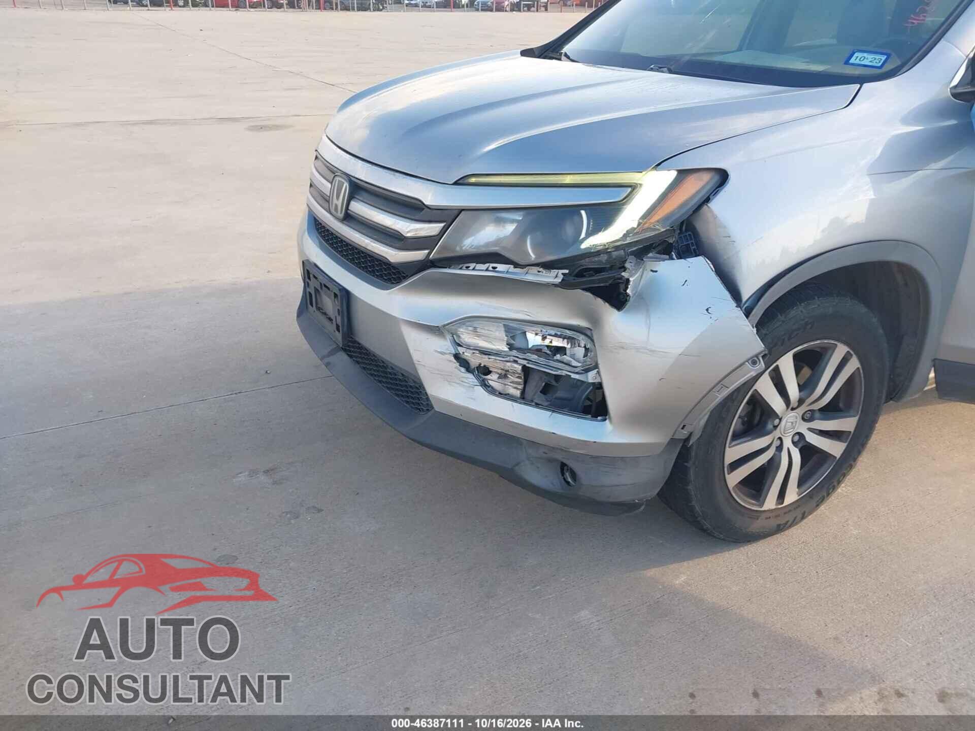 HONDA PILOT 2018 - 5FNYF5H69JB012285