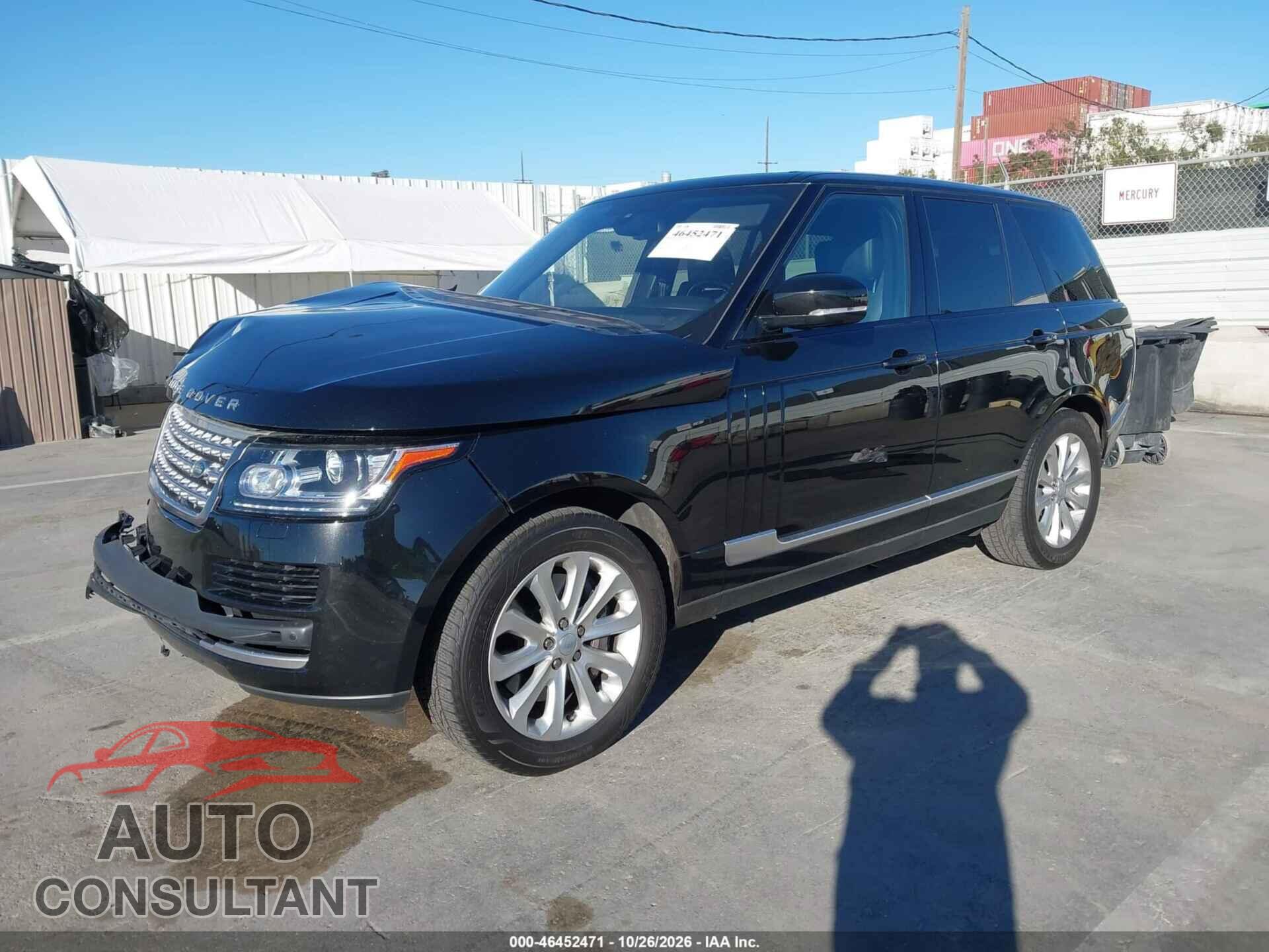 LAND ROVER RANGE ROVER 2016 - SALGS2VF1GA264682