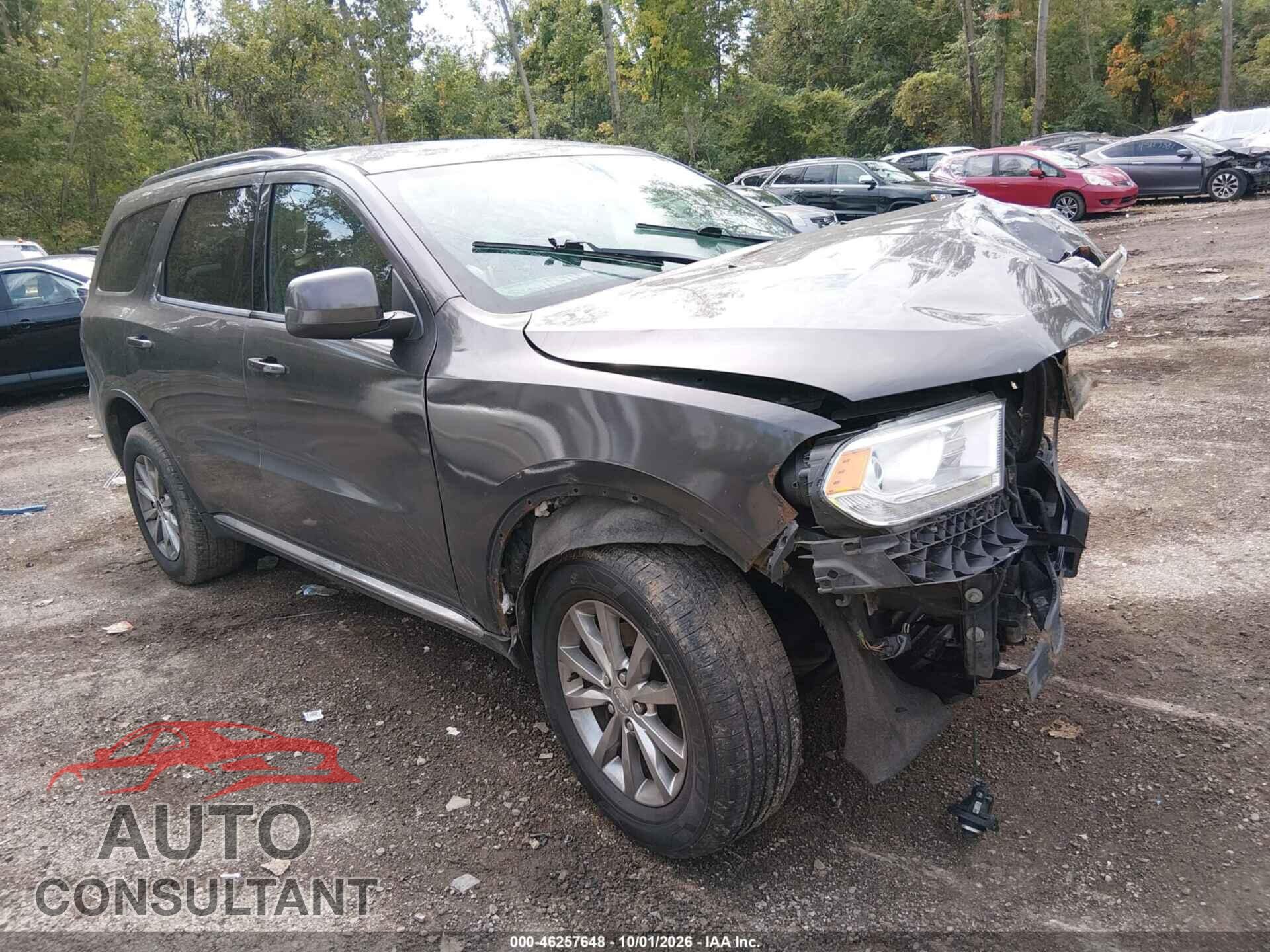 DODGE DURANGO 2017 - 1C4RDJAG9HC652820