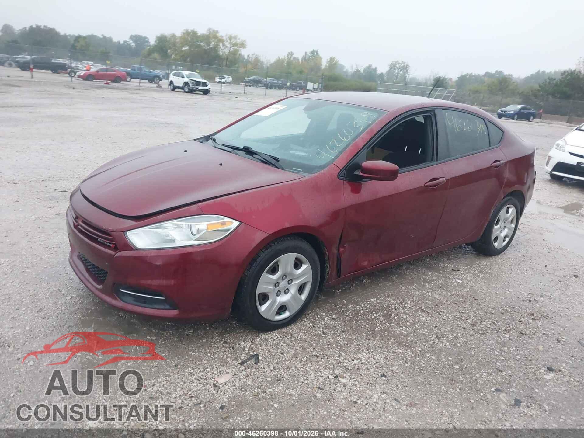DODGE DART 2015 - 1C3CDFAA9FD267767