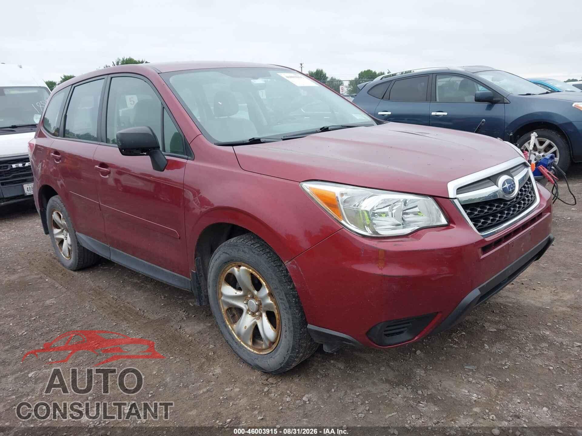 SUBARU FORESTER 2014 - JF2SJAAC8EH417543