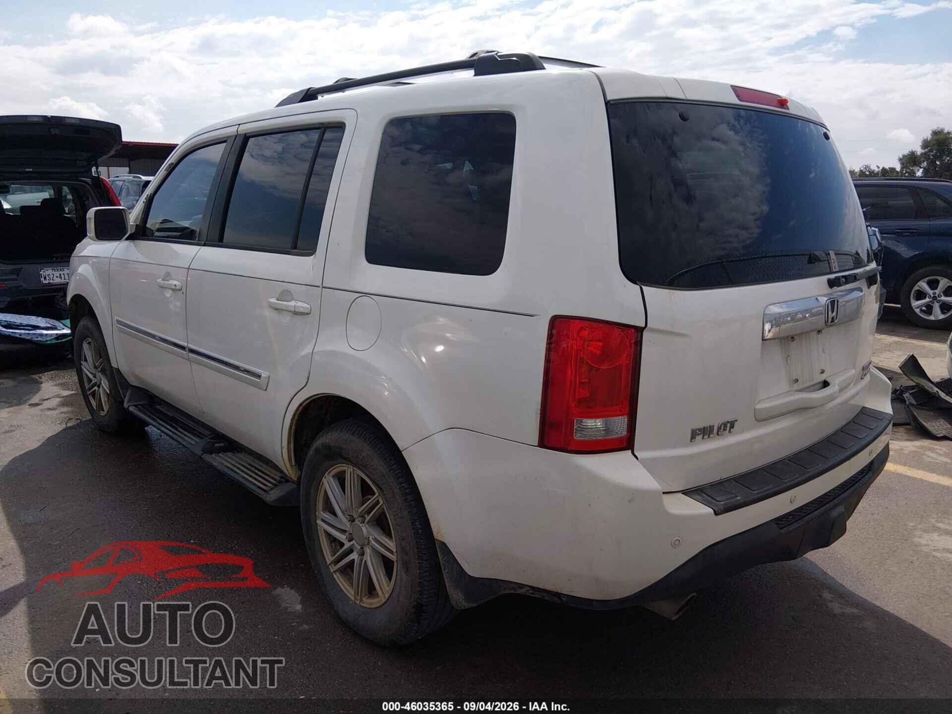 HONDA PILOT 2012 - 5FNYF4H96CB012980
