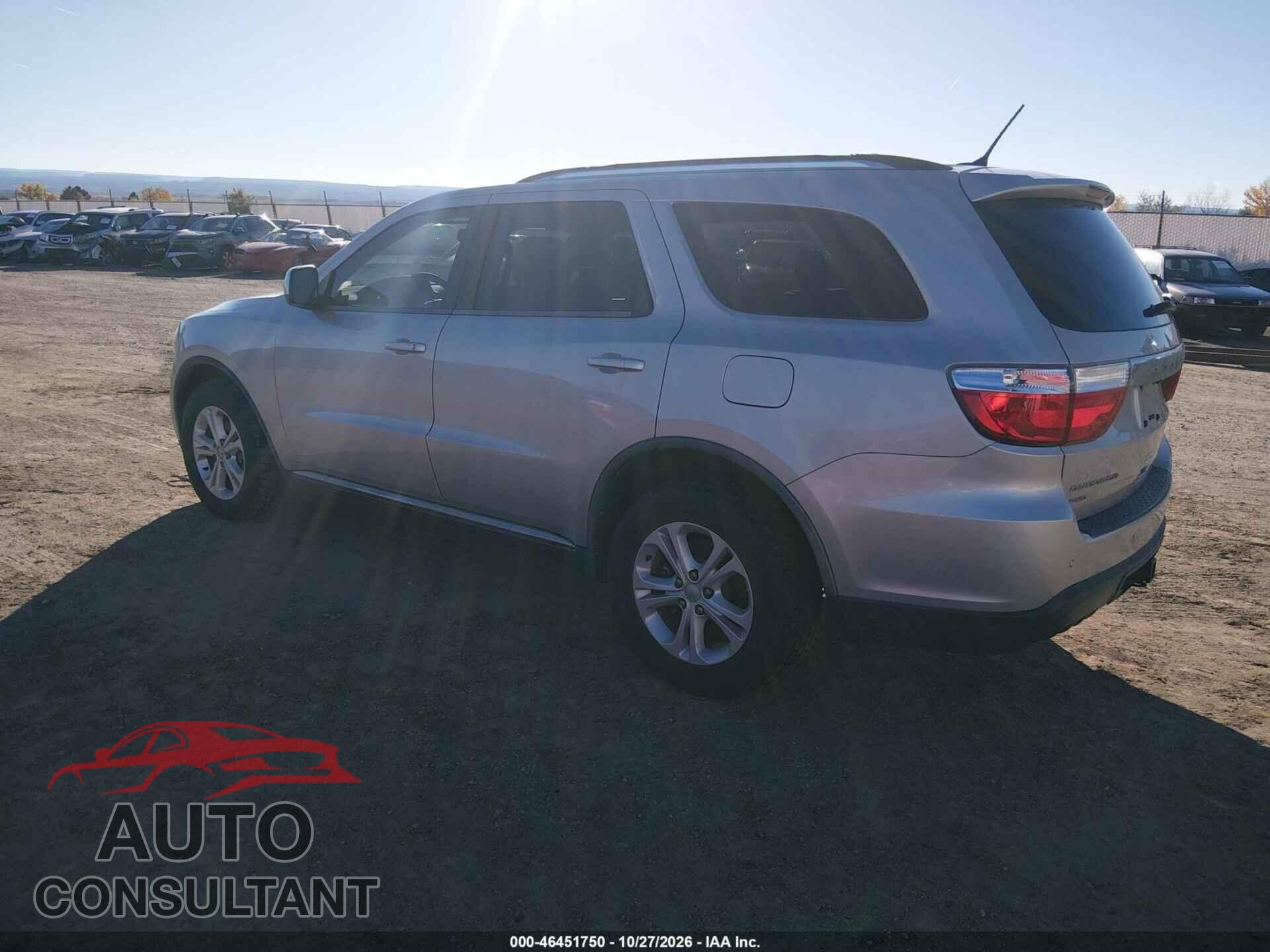 DODGE DURANGO 2012 - 1C4RDJAG8CC212855