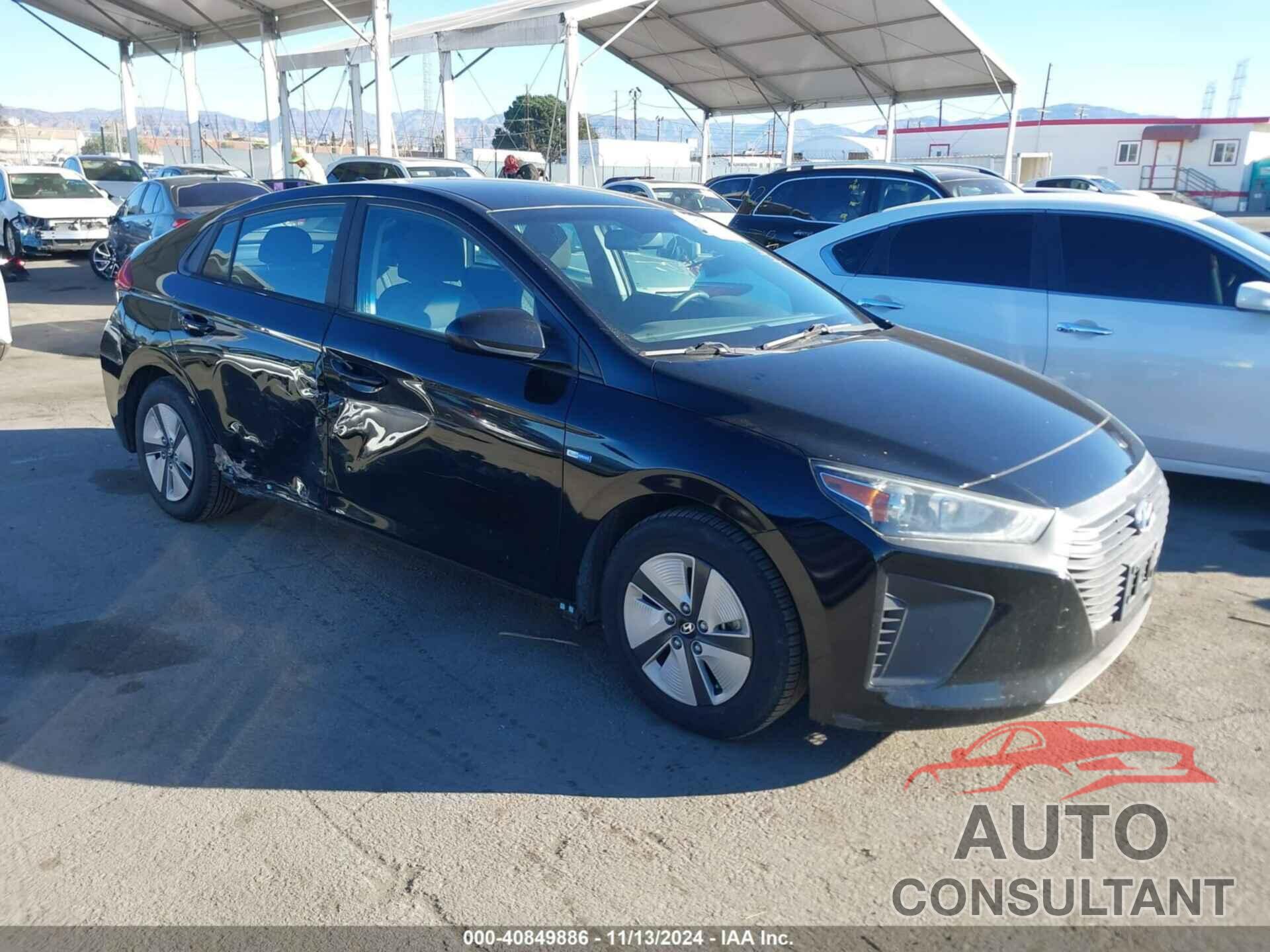 HYUNDAI IONIQ HYBRID 2017 - KMHC65LC3HU030544