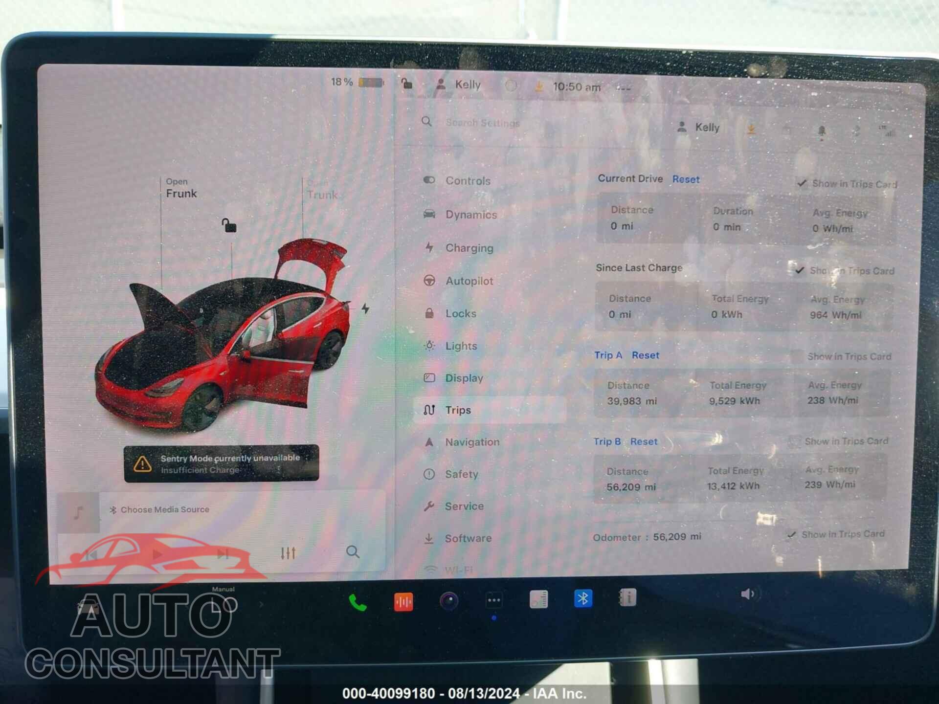TESLA MODEL 3 2019 - 5YJ3E1EA1KF444823