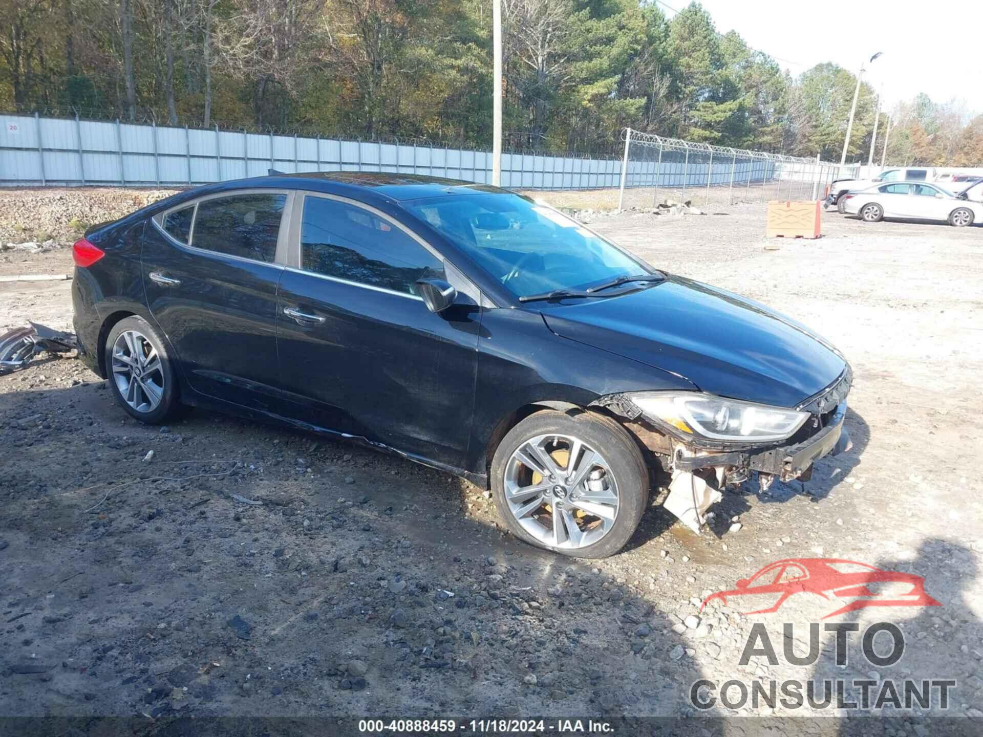 HYUNDAI ELANTRA 2017 - KMHD84LF9HU156460