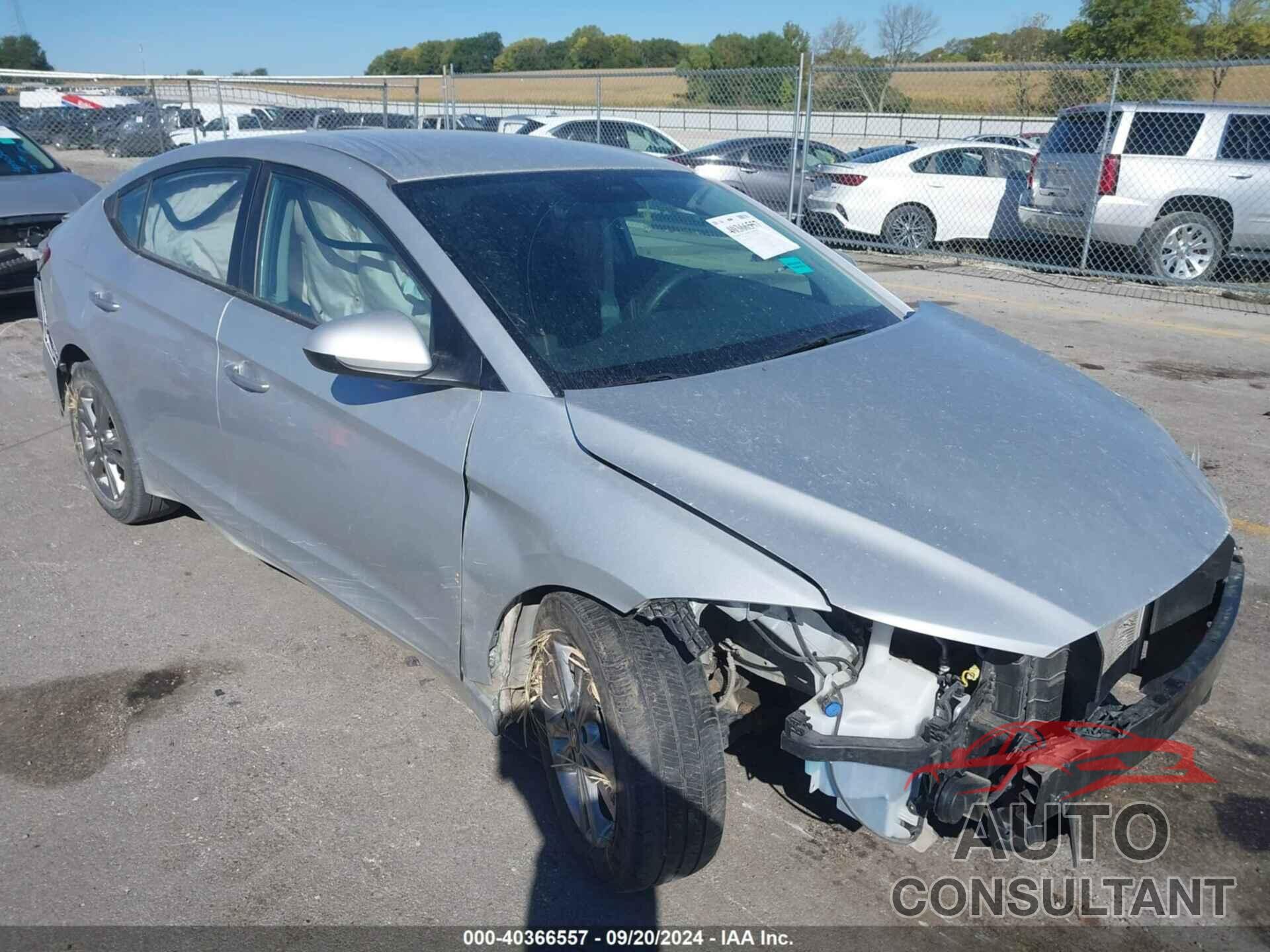 HYUNDAI ELANTRA 2018 - KMHD84LF6JU620827