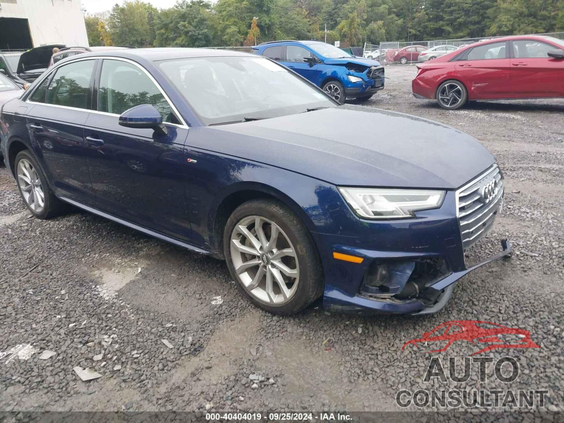 AUDI A4 2019 - WAUENAF45KA029527