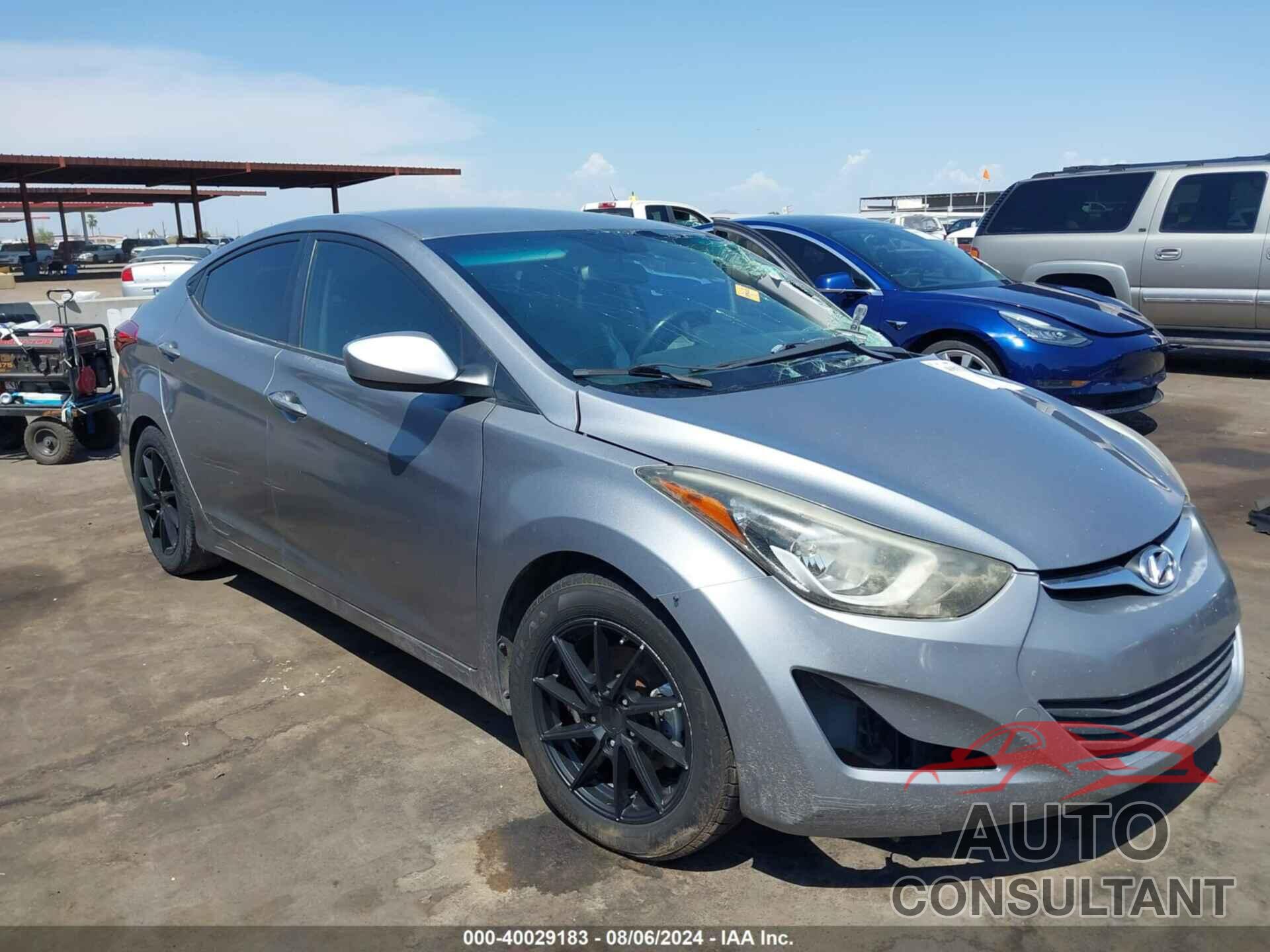 HYUNDAI ELANTRA 2014 - KMHDH4AE1EU155132