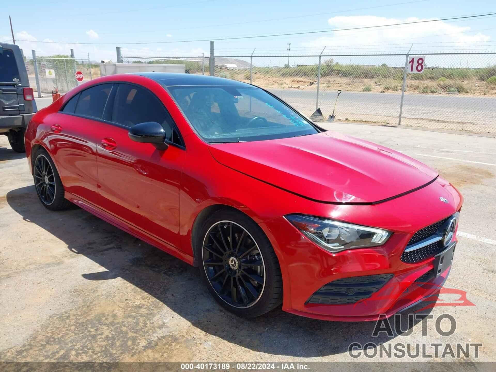 MERCEDES-BENZ CLA 250 2020 - WDD5J4GB2LN068587
