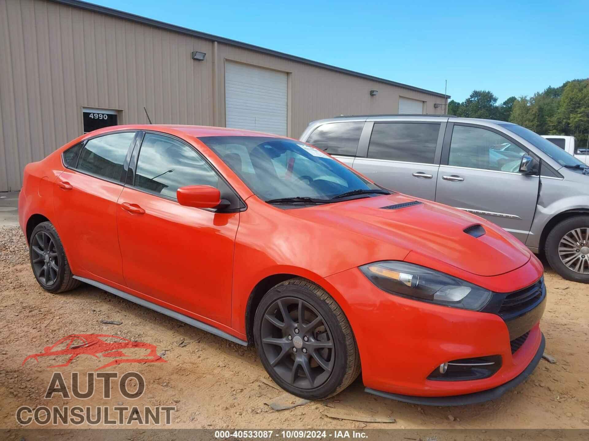 DODGE DART 2016 - 1C3CDFBB2GD653245