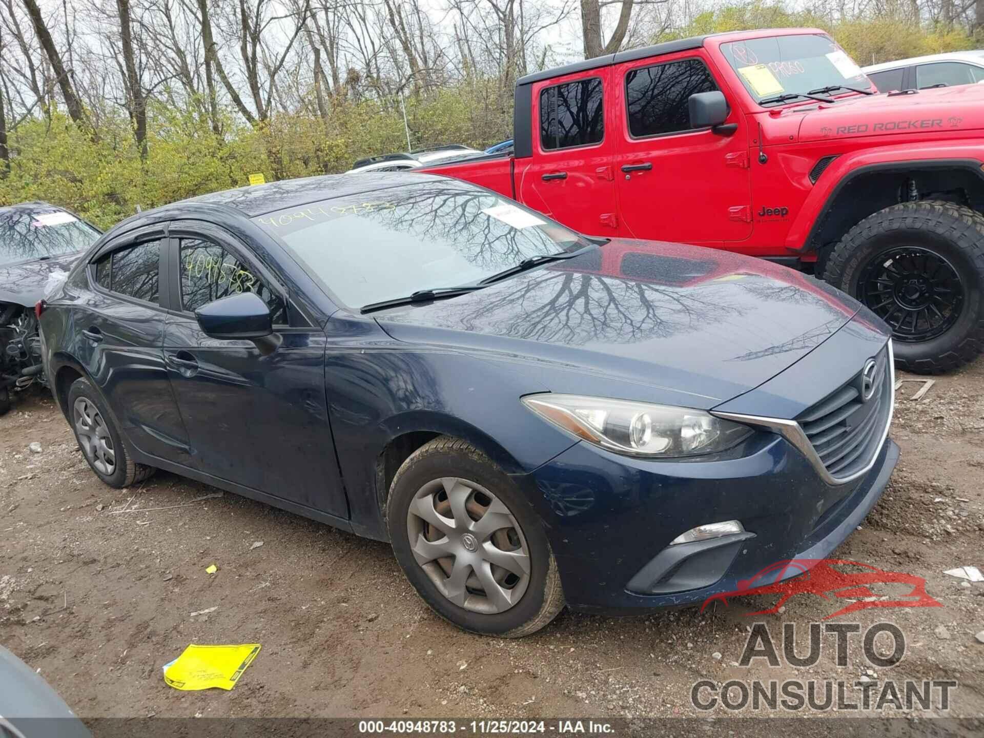 MAZDA MAZDA3 2016 - JM1BM1T74G1343801