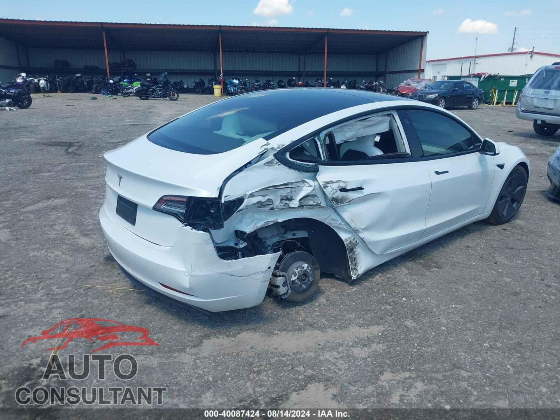 TESLA MODEL 3 2022 - 5YJ3E1EAXNF360164