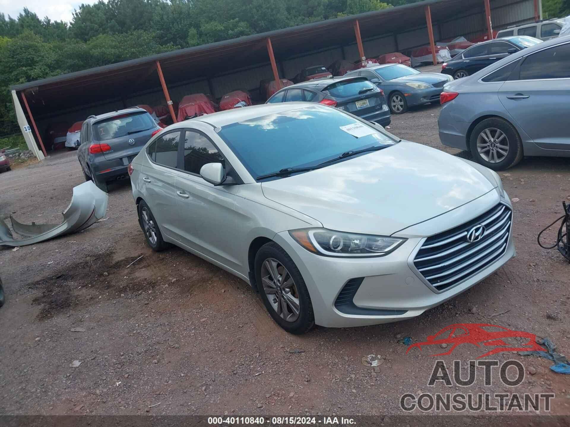 HYUNDAI ELANTRA 2017 - KMHD84LF0HU377803