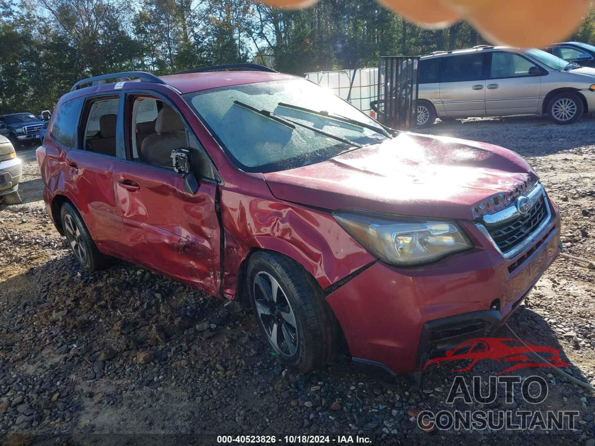 SUBARU FORESTER 2018 - JF2SJABC7JH524916
