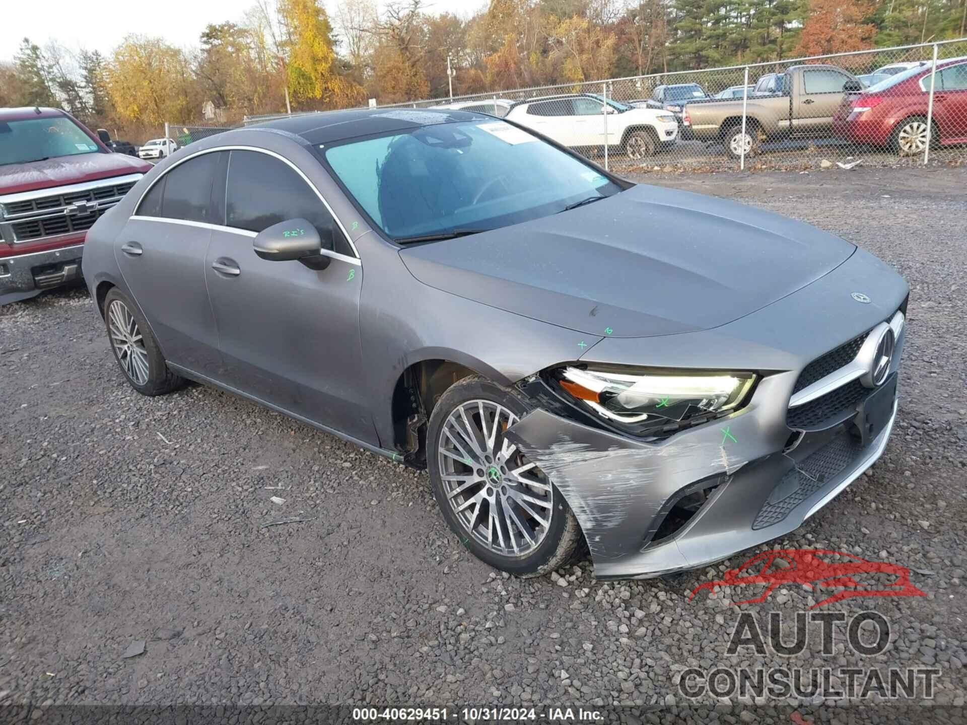 MERCEDES-BENZ CLA 250 2020 - WDD5J4HB2LN067535
