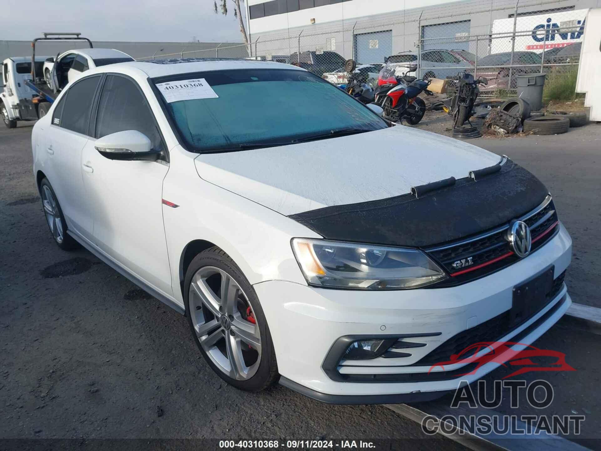 VOLKSWAGEN JETTA 2016 - 3VW4T7AJ3GM309135