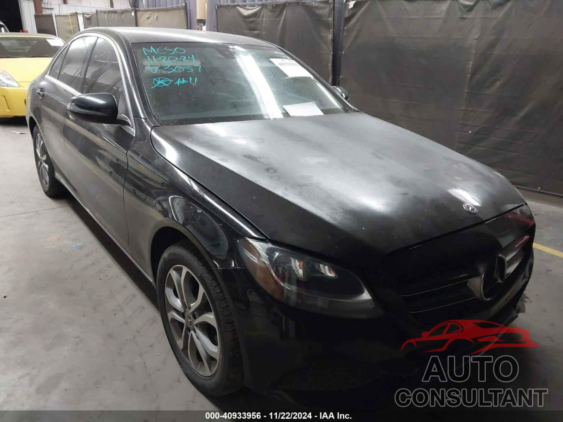 MERCEDES-BENZ C 300 2017 - 55SWF4JB3HU233057