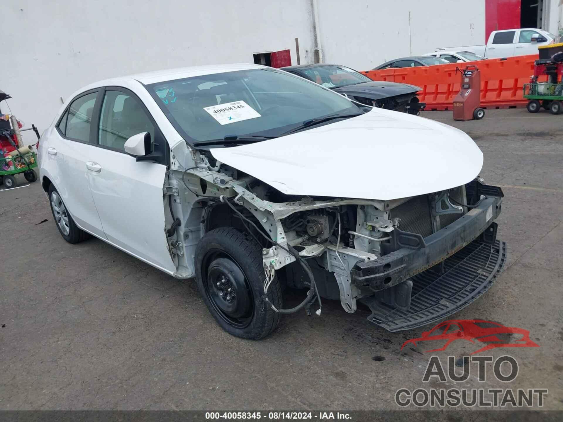 TOYOTA COROLLA 2016 - 2T1BURHE9GC738719