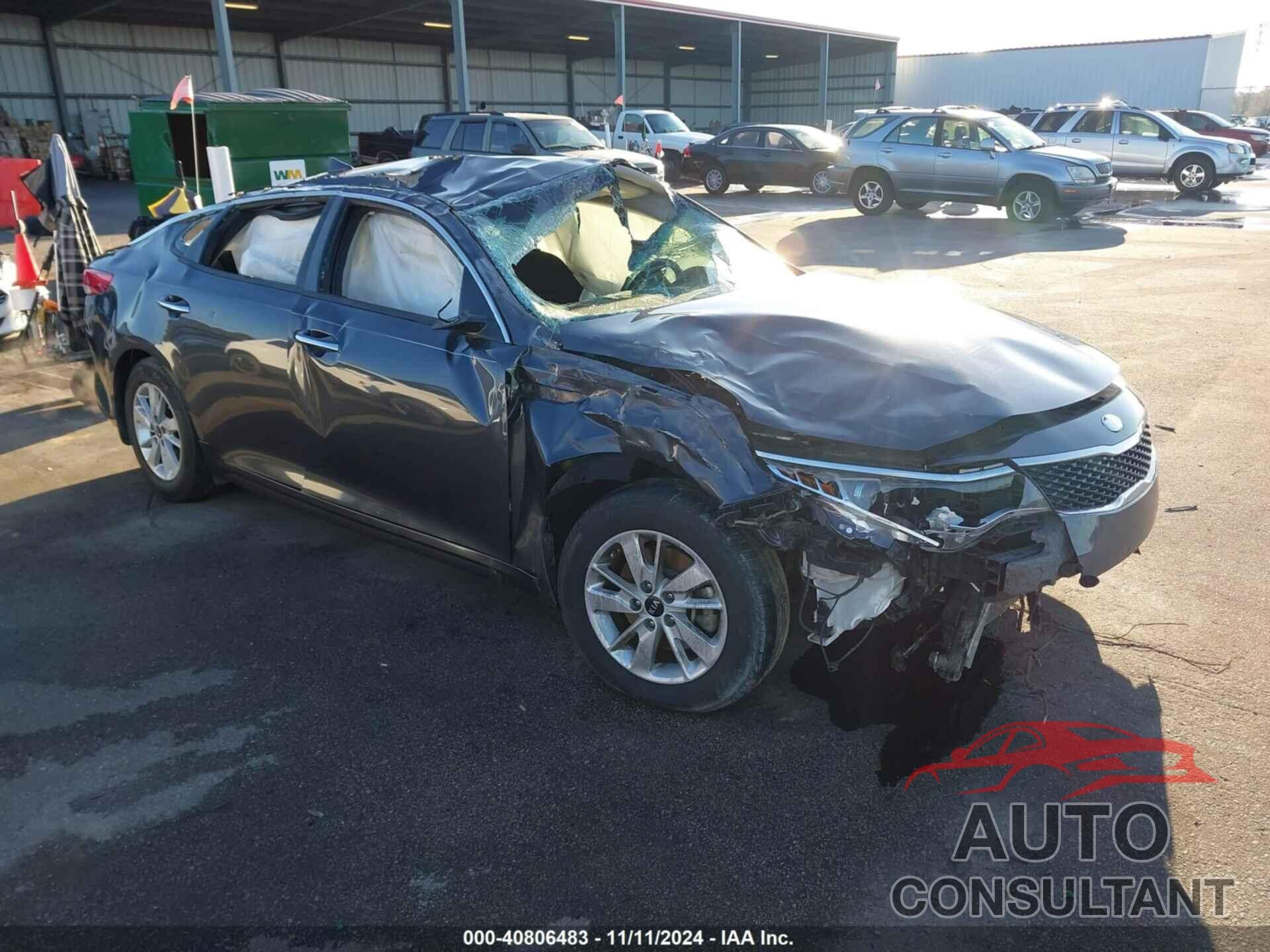 KIA OPTIMA 2016 - KNAGT4L30G5119597