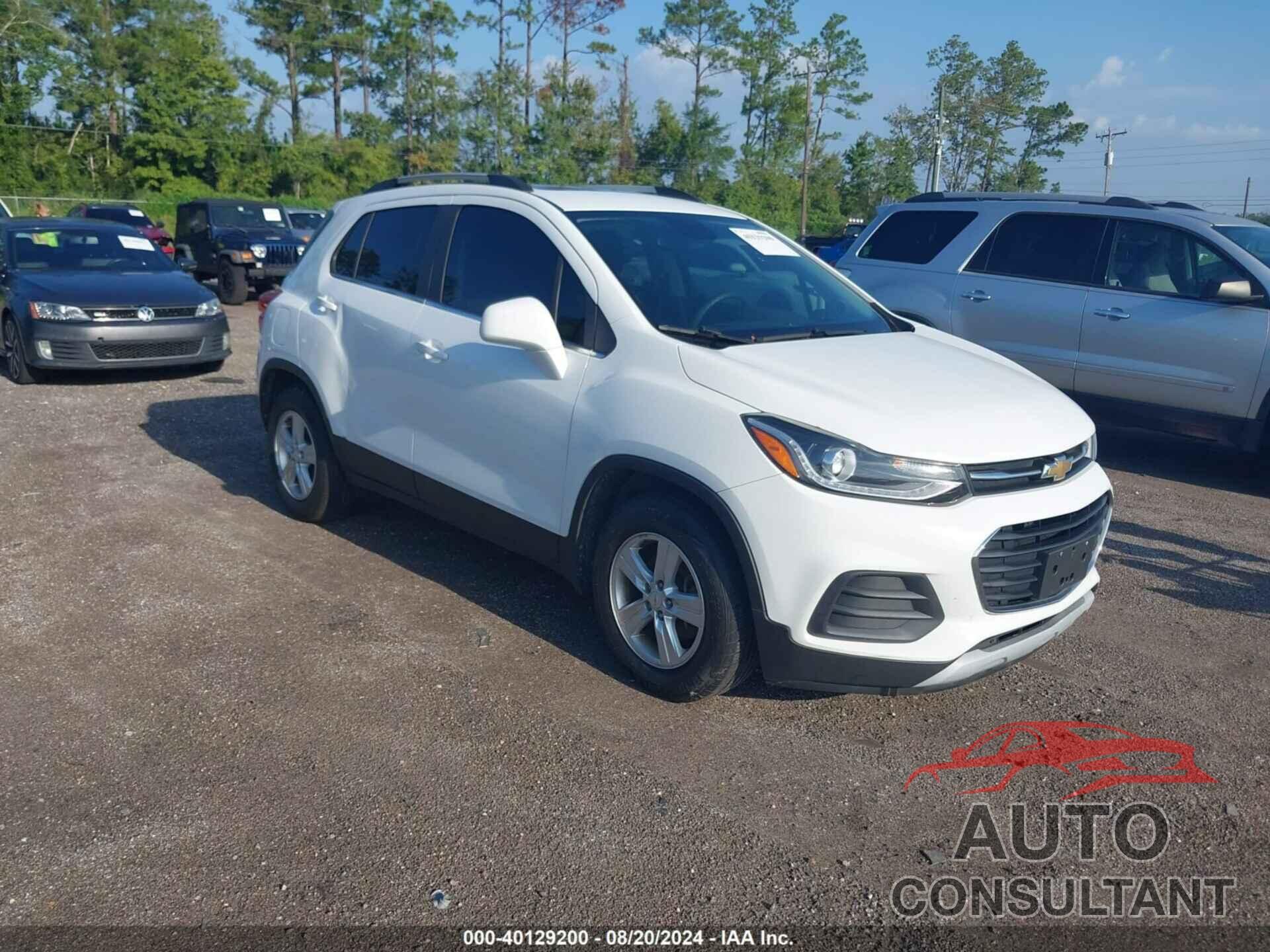 CHEVROLET TRAX 2017 - KL7CJLSB5HB074540