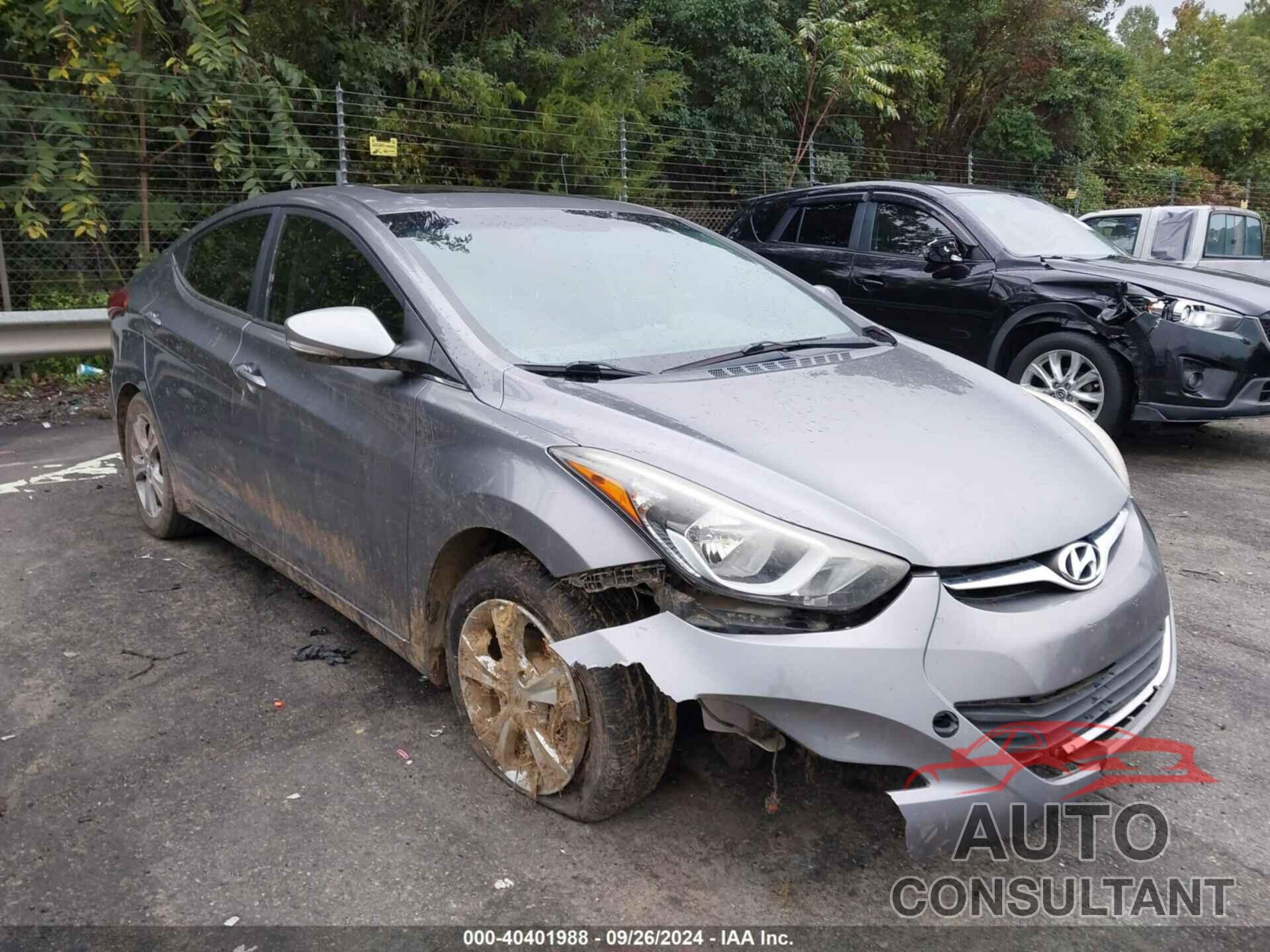 HYUNDAI ELANTRA 2016 - KMHDH4AE2GU636901