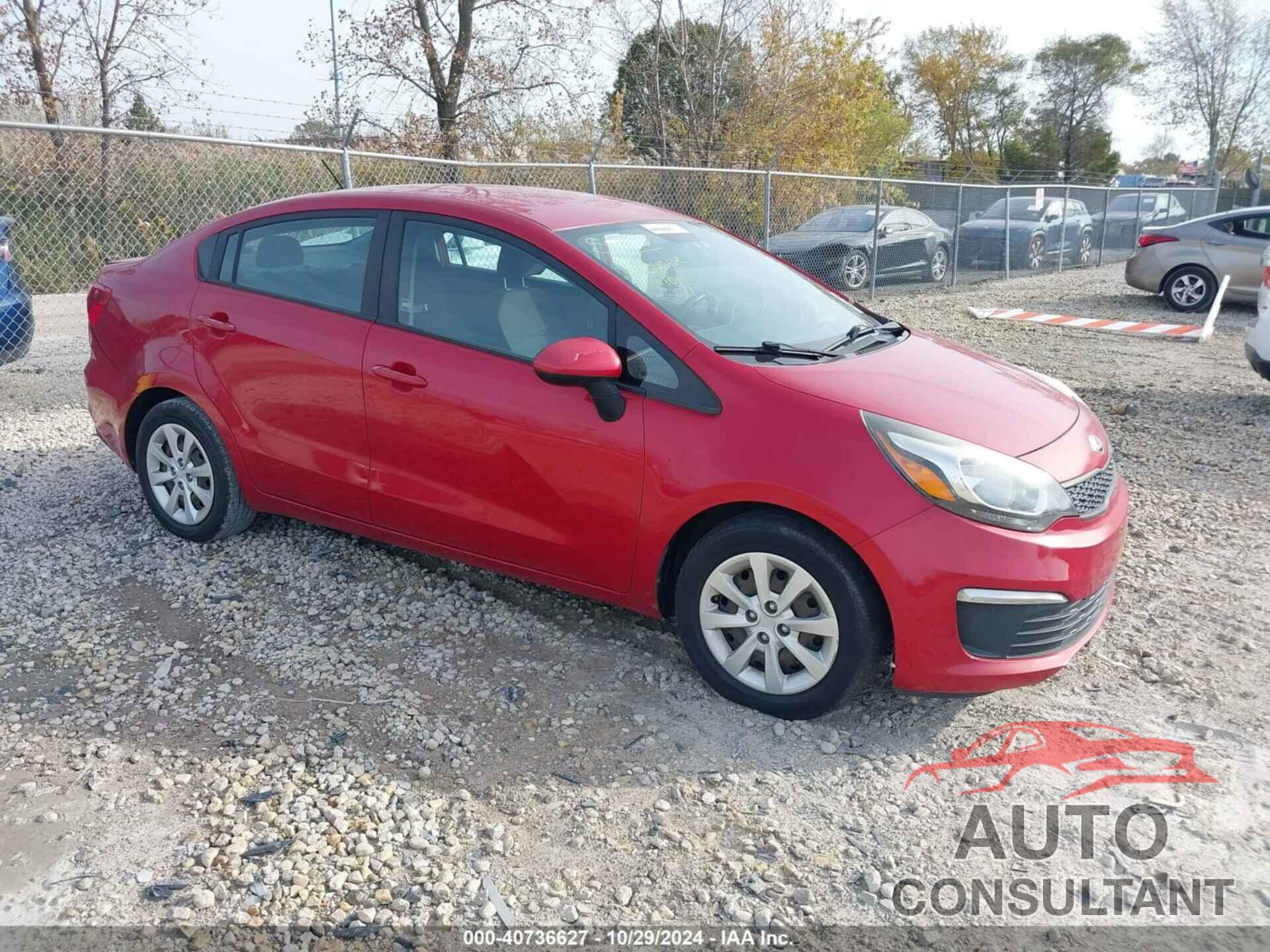 KIA RIO 2017 - KNADM4A34H6044661
